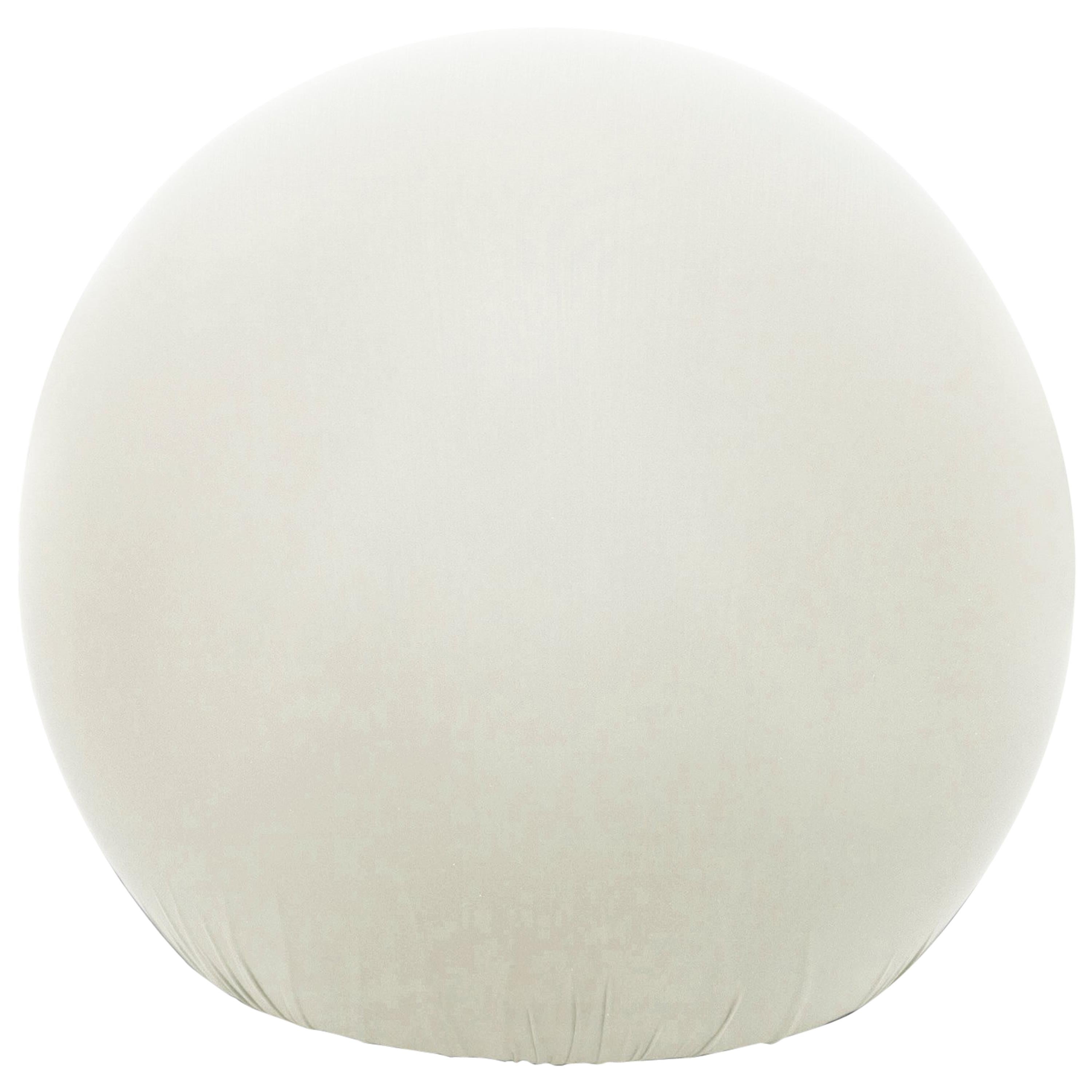 Pouf Baleri Italia Tatino en tissu blanc d'Enrico Baleri & Denis Santachiara en vente