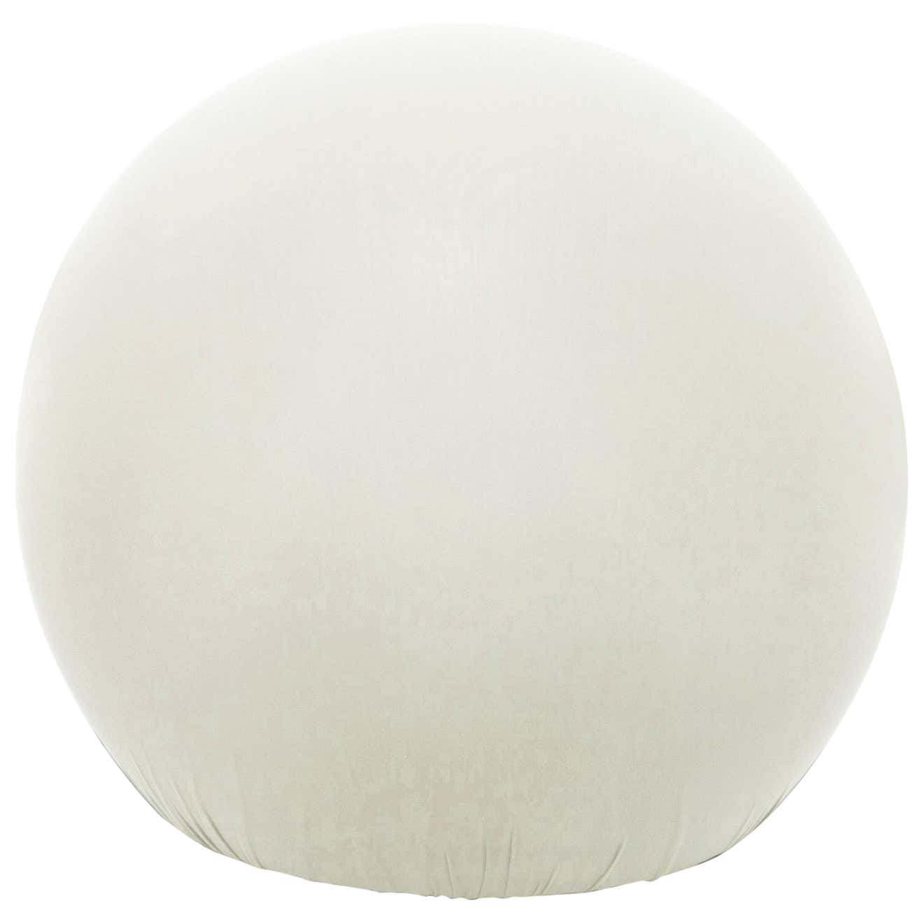 Baleri Italia Tatino Pouf in White Fabric by Enrico Baleri and Denis ...