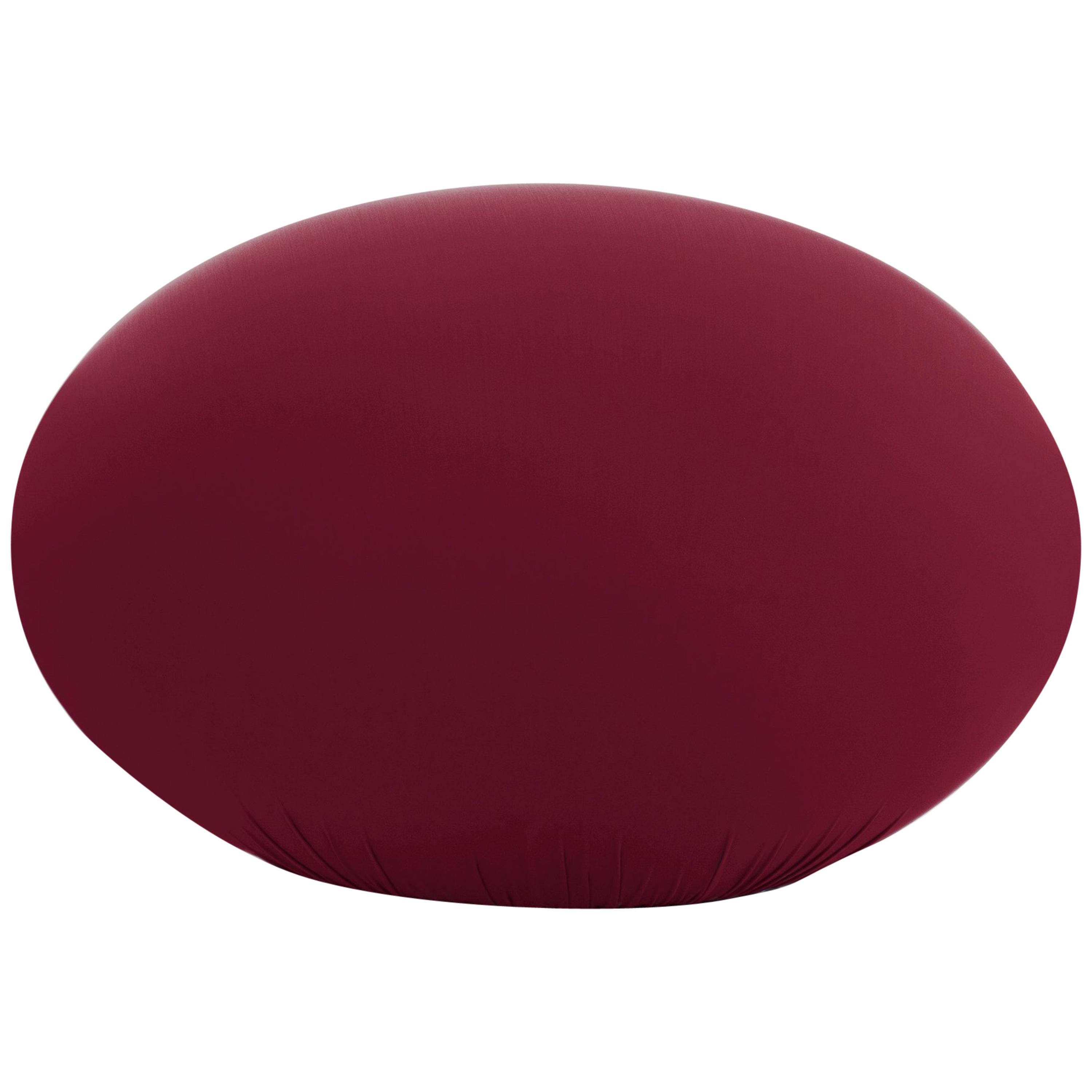 Baleri Italia Tato Pouf Bordeaux Babylon Tissu de Denis Santachiara