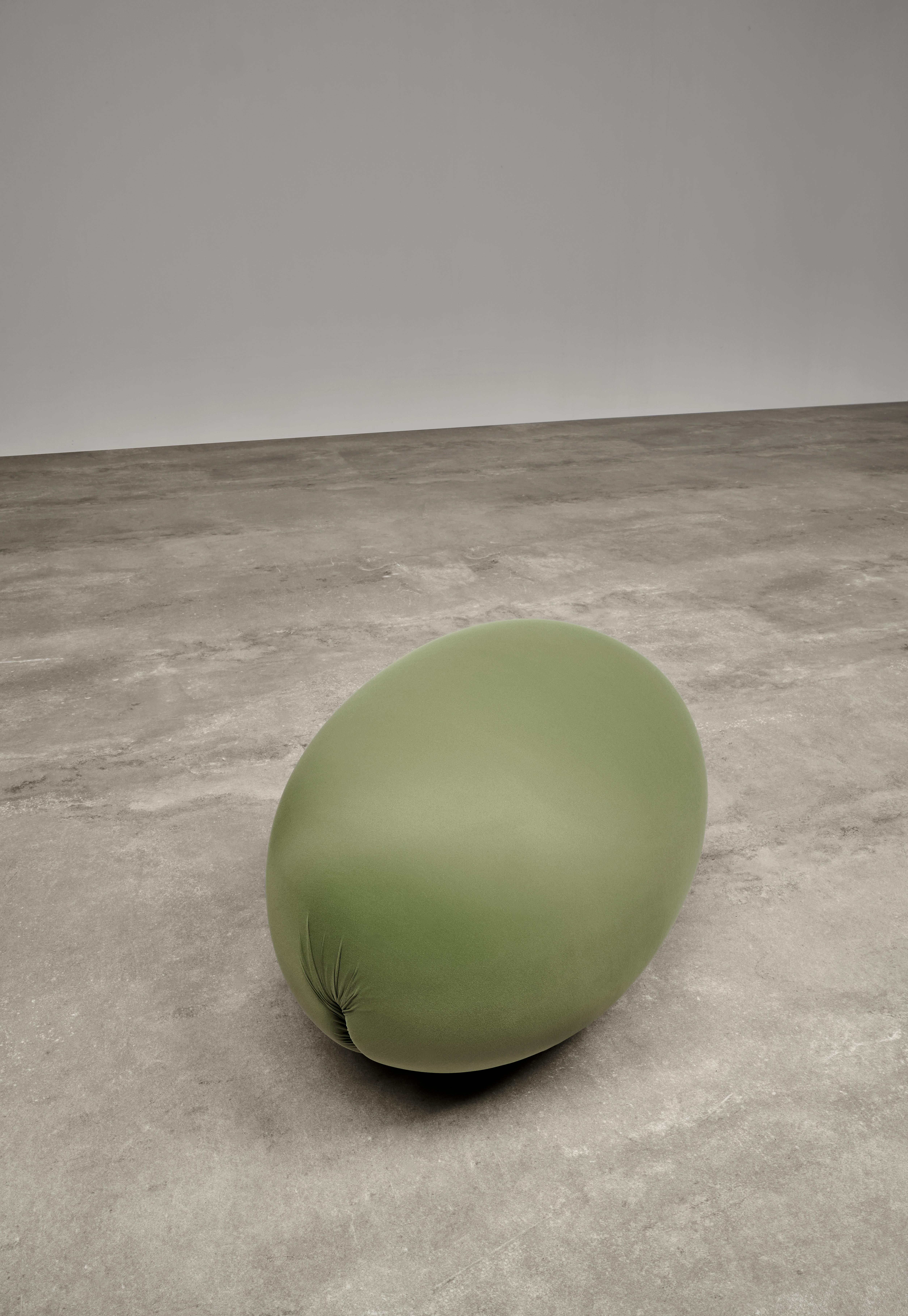 Baleri Italia Tato Pouf in Yellow Pastry Fabric by Denis Santachiara For Sale 9