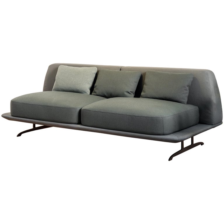 Baleri Italia Trays Loveseat Sofa in Fabric by Parisotto + Formenton For  Sale at 1stDibs | sofa trays, fabric trays