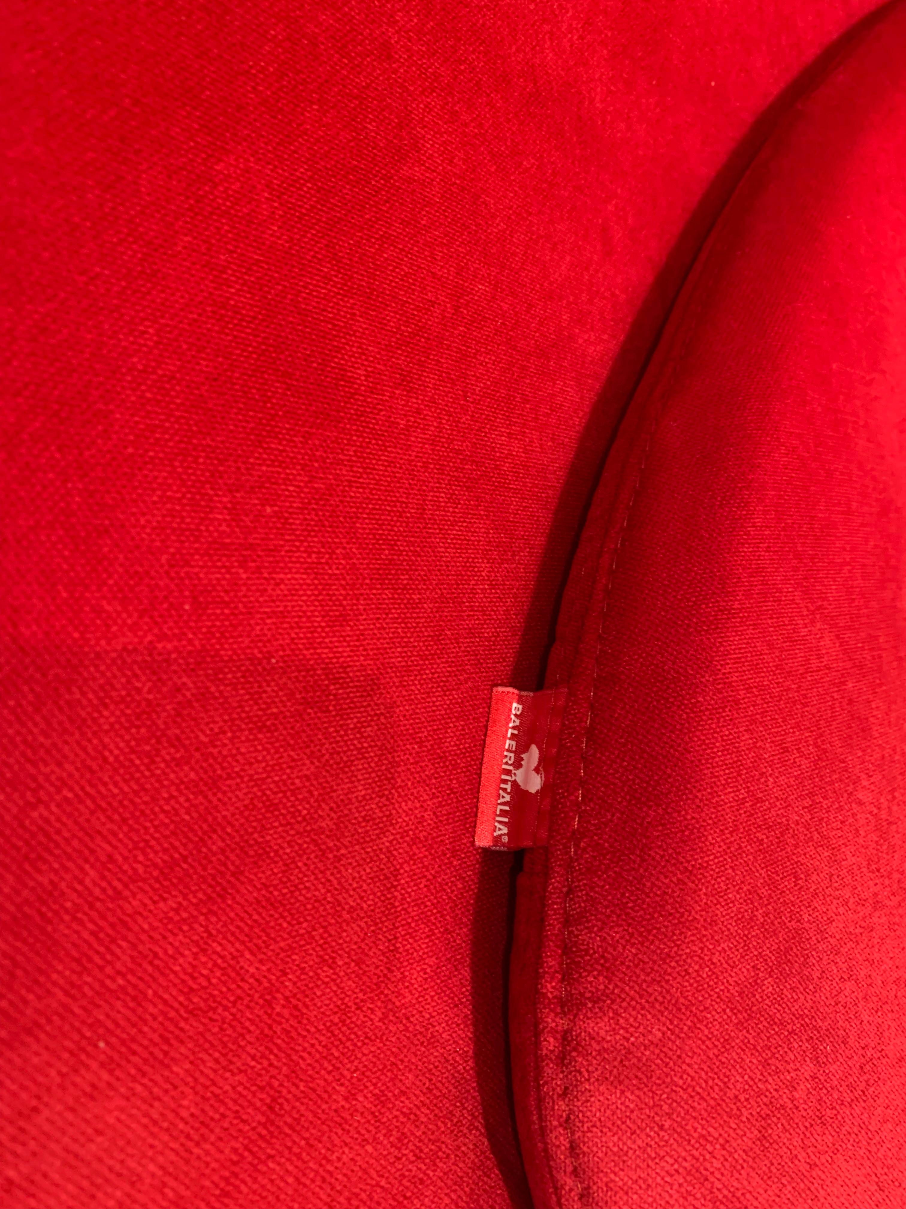 Fauteuil de salon Baleri Bermuda rouge conçu par Claesson Koivisto Rune, en stock en vente 4