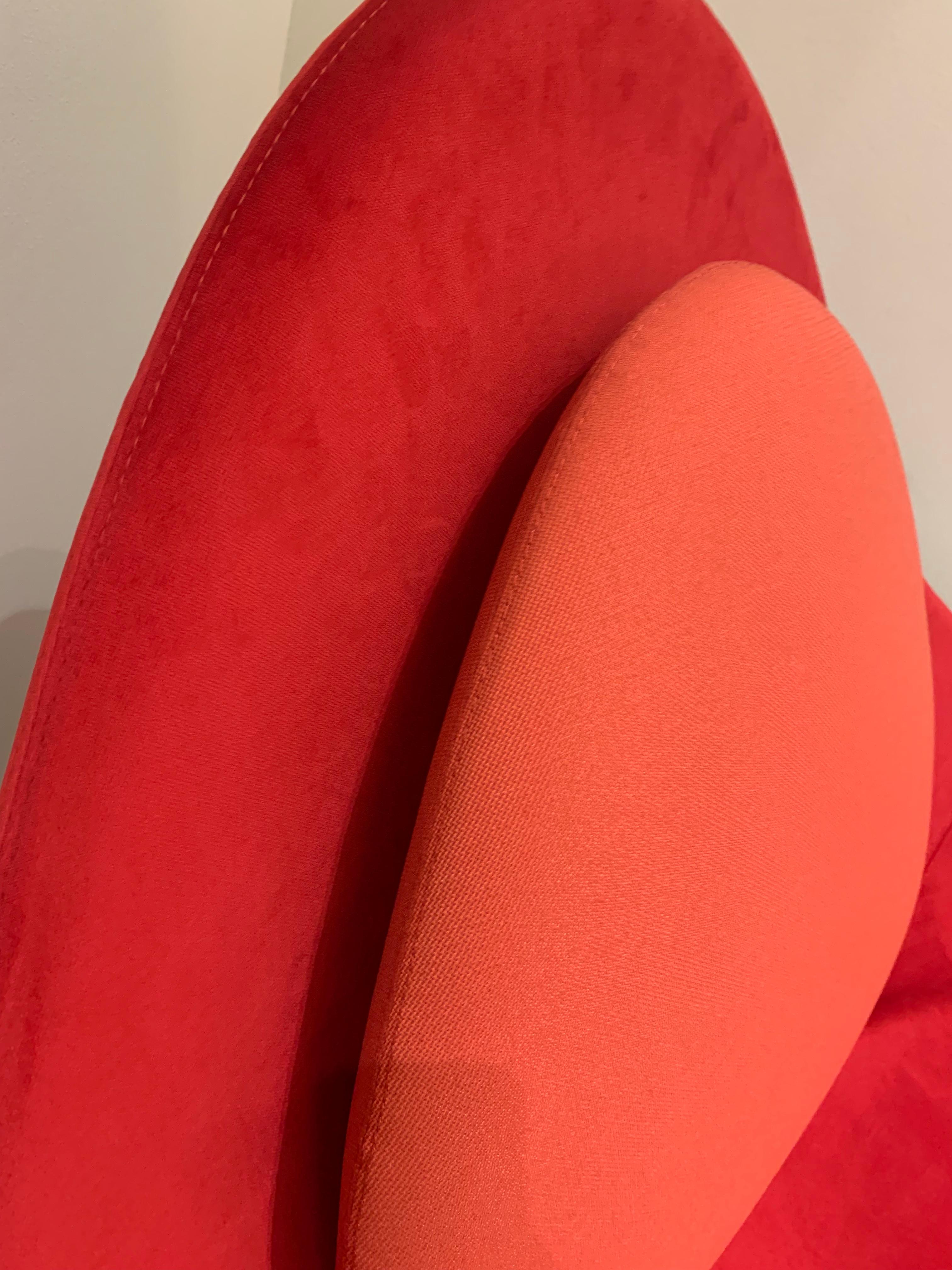 Baleri Red Bermuda Lounge Chair Designed by Claesson Koivisto Rune in STOCK For Sale 1