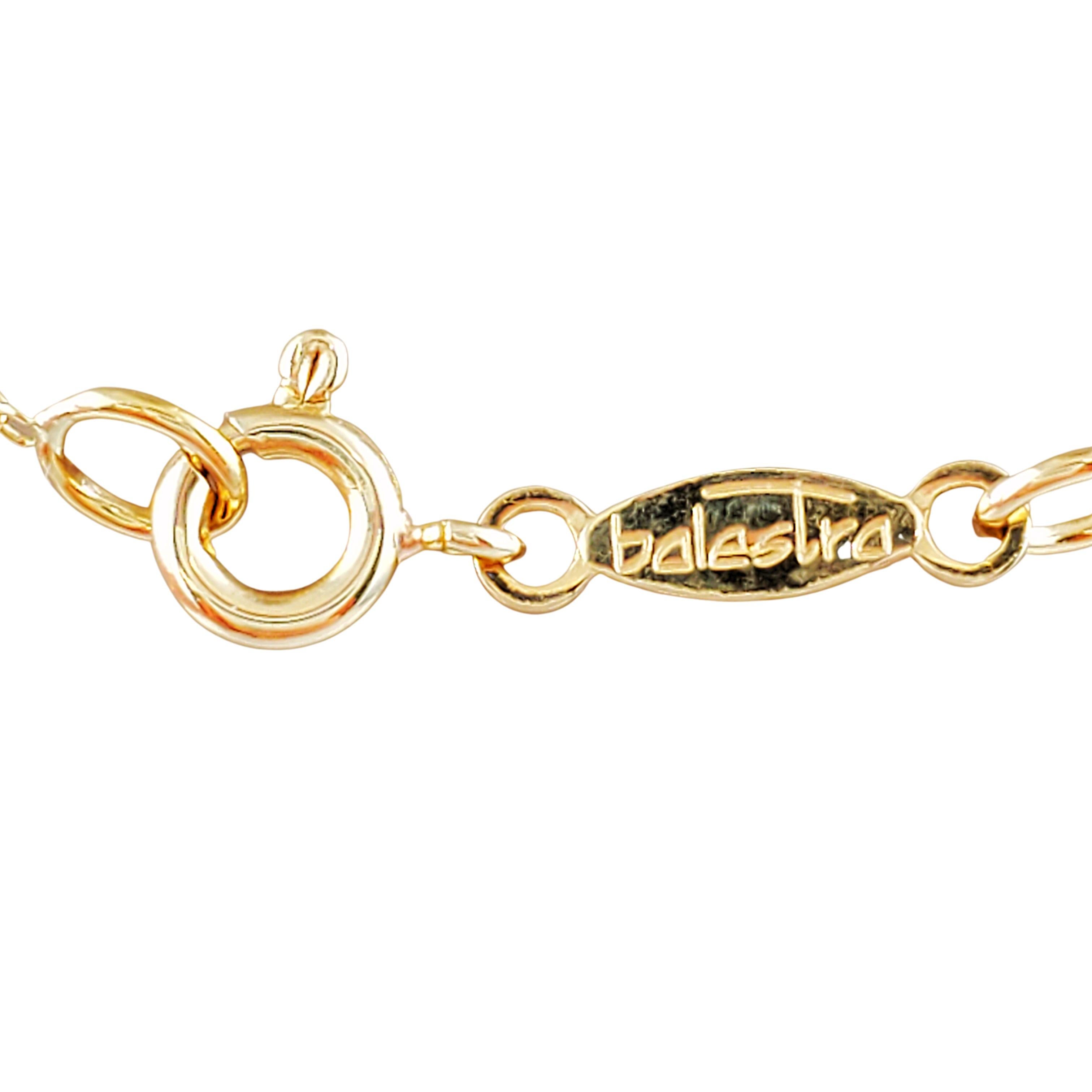 Women's or Men's Balestra 18K Yellow Gold Chain