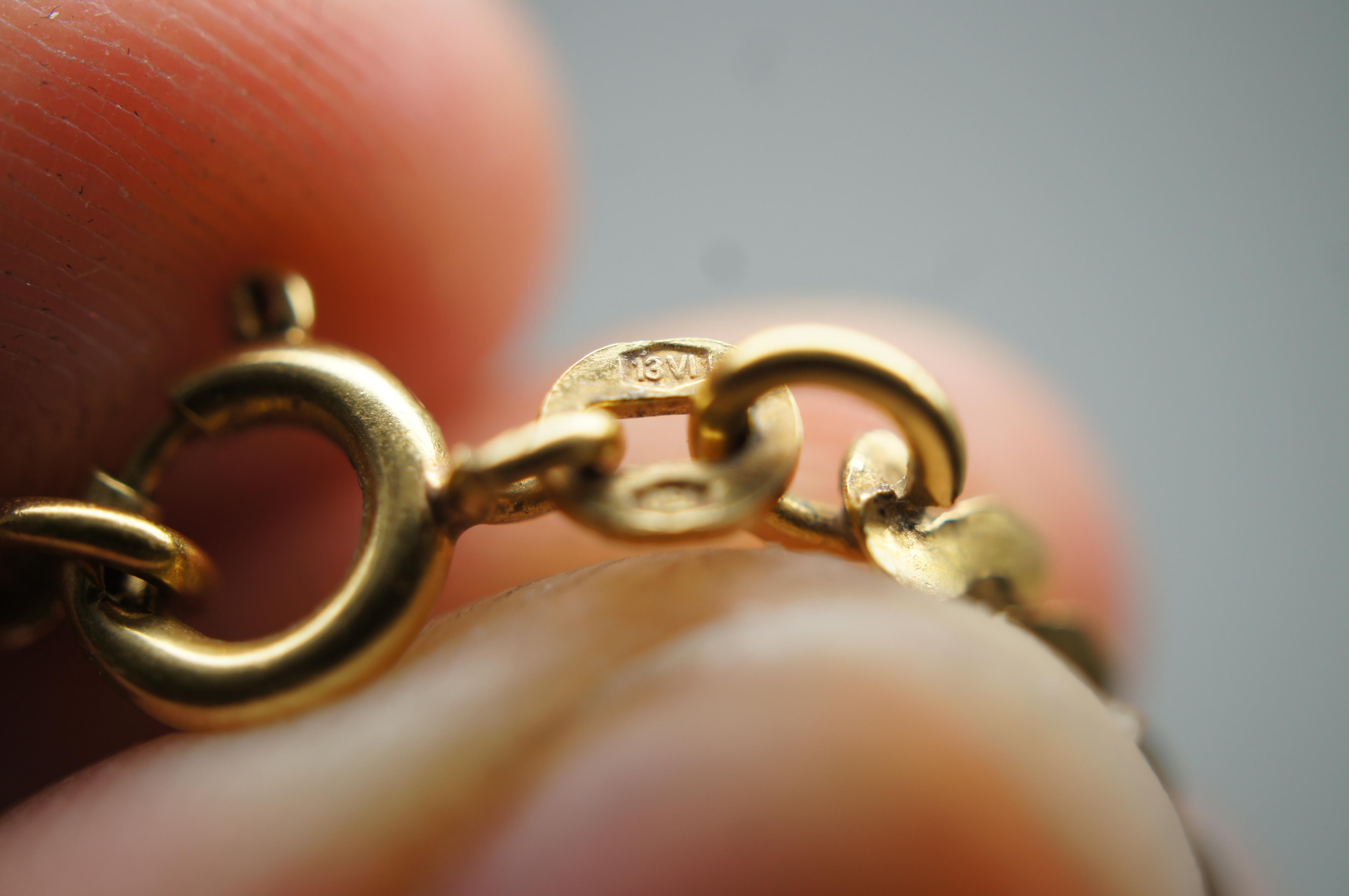Balestra & Figli 18K Gold 3mm Flat Serpentine Chain Necklace Italy 25g 27