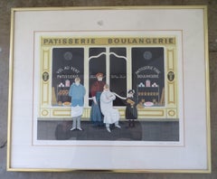 La Boulangerie After  Jan Balet Lithography