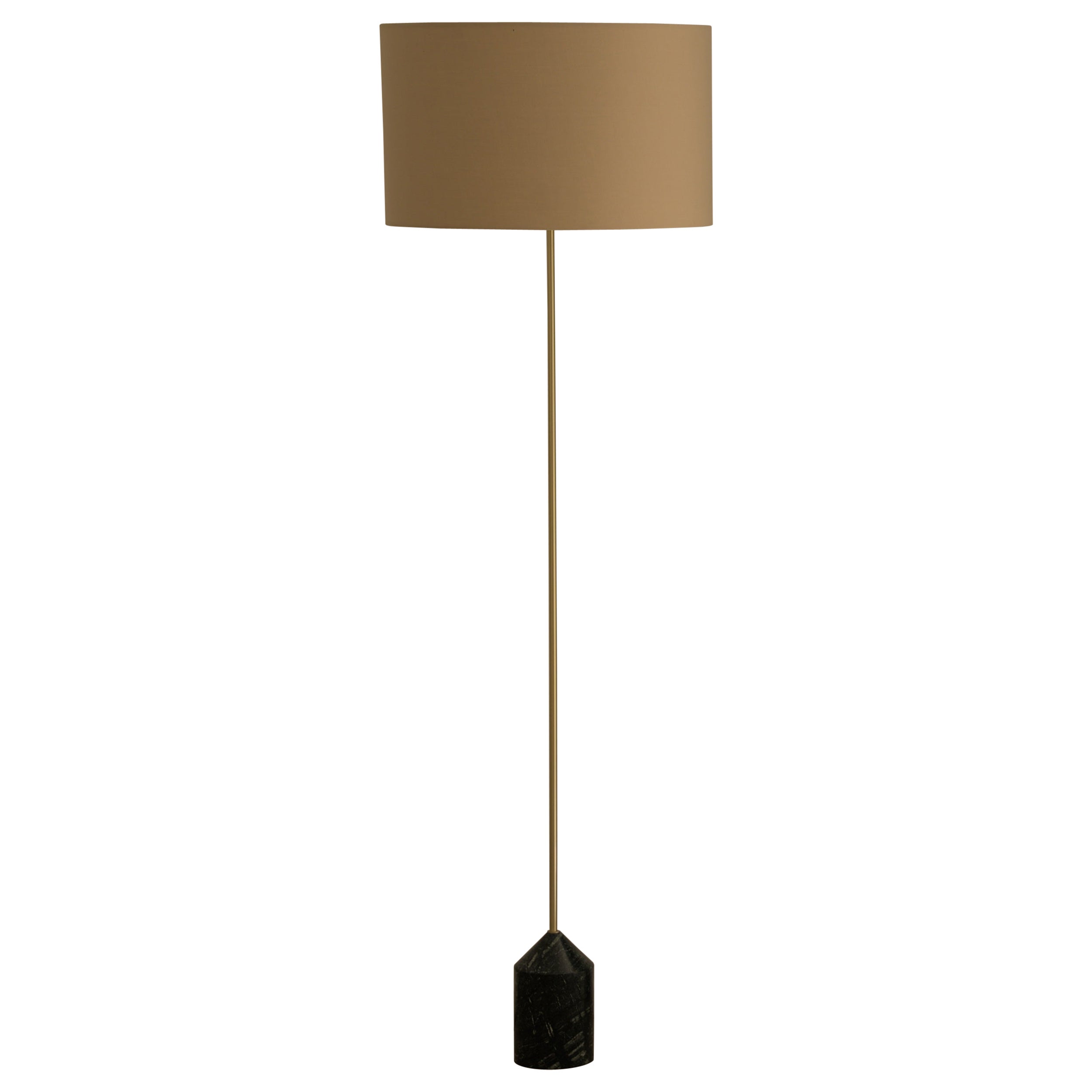 Lampada da terra Baleto in marmo verde di Simone & Marcel