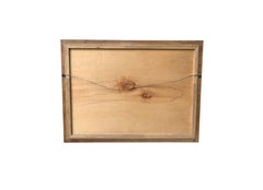 PeintureKamasan encadrée sur textile hindou de Bali, Indonésie, début du 20e siècle