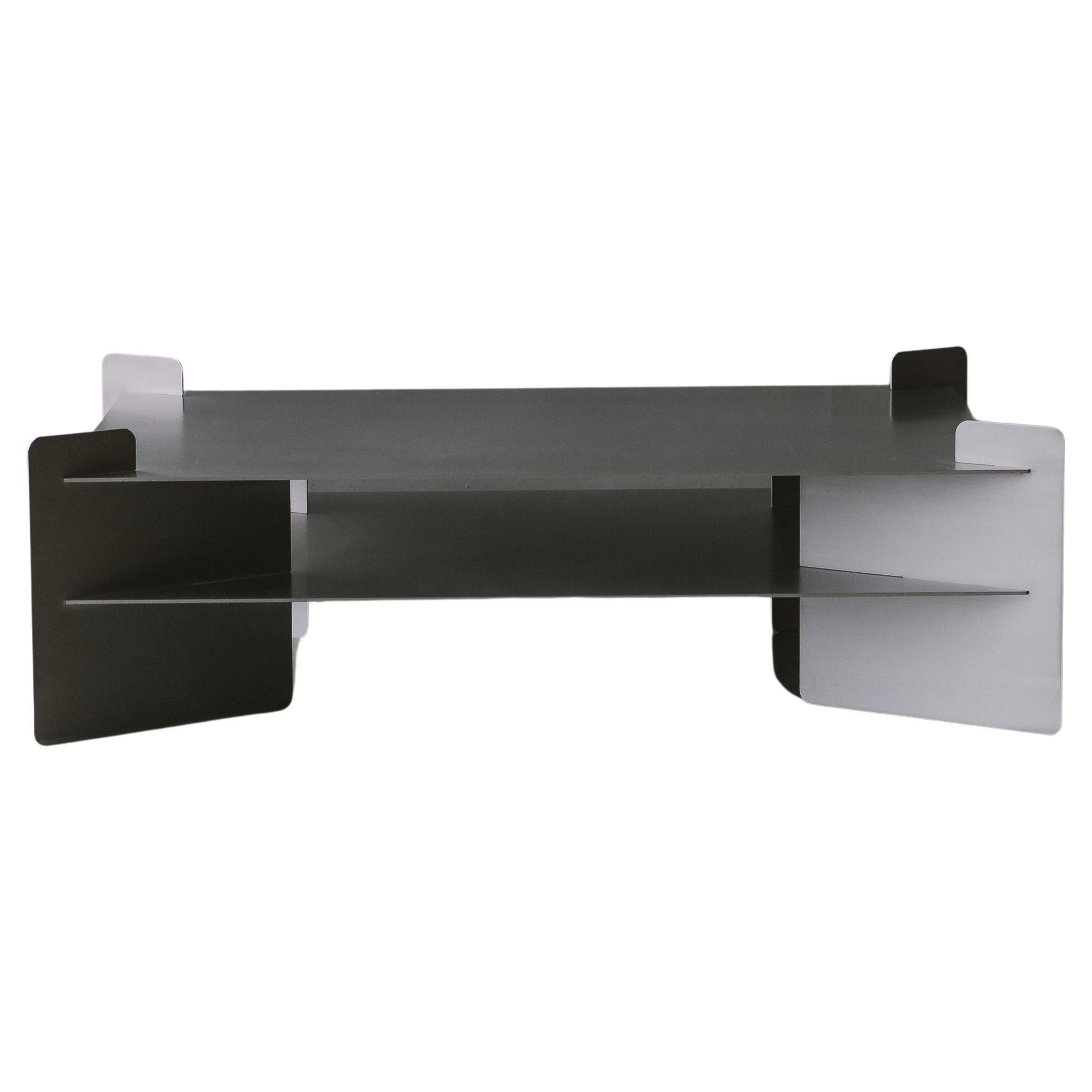 Table basse en acier inoxydable Bali par Zincutec