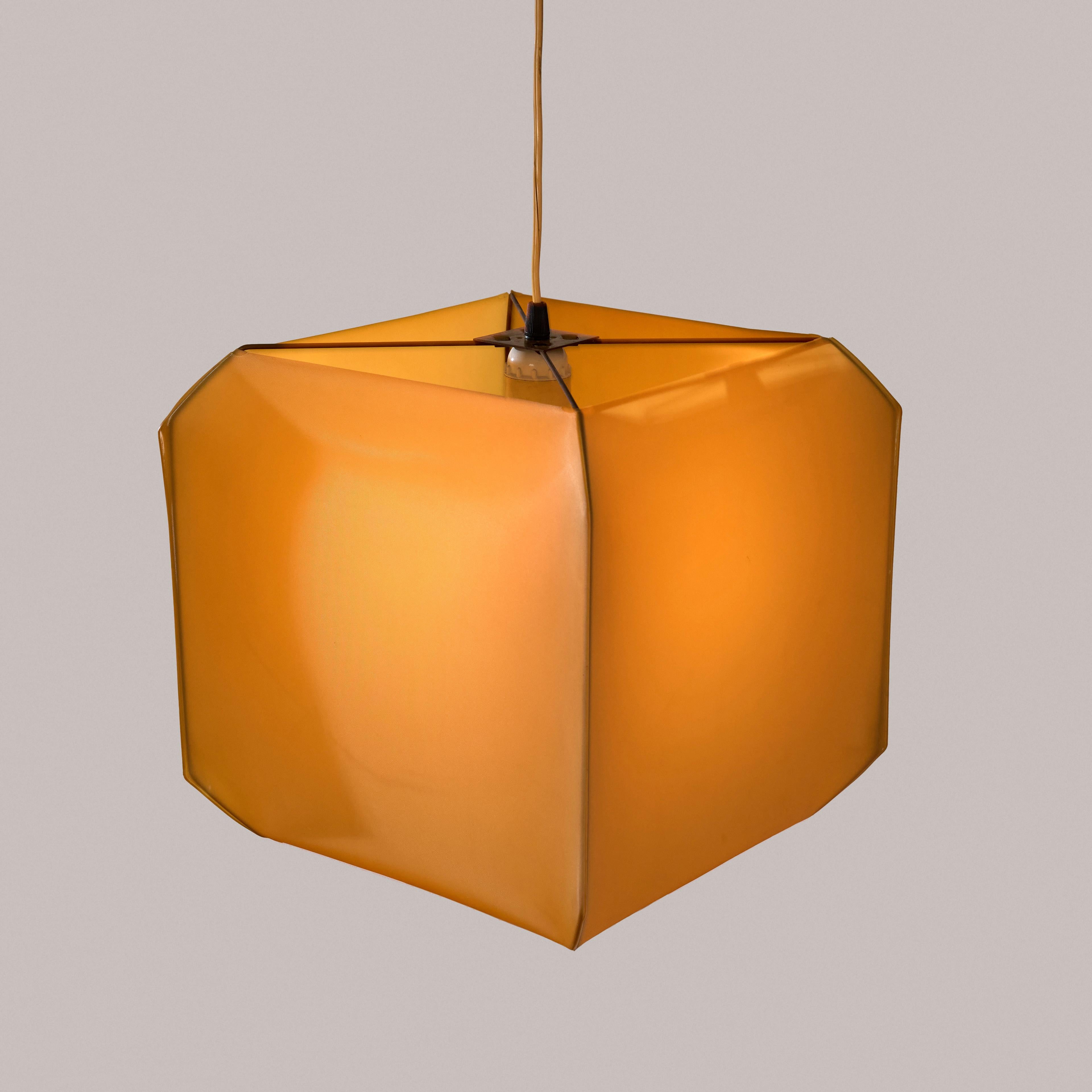 Mid-Century Modern 'Bali' Suspension Light by Bruno Munari for Danese Milano