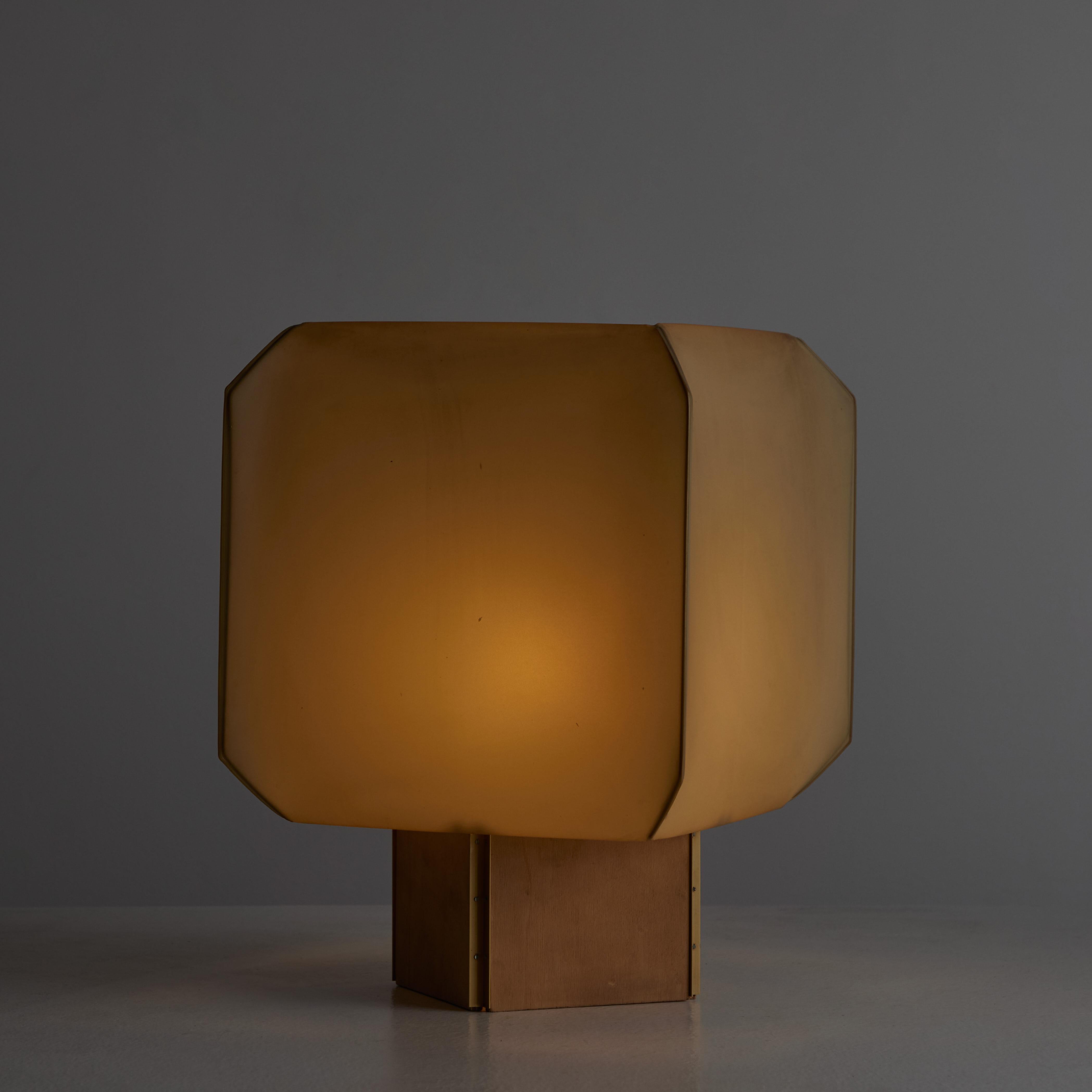 Oiled 'Bali' Table Lamp by Bruno Munari for Danese