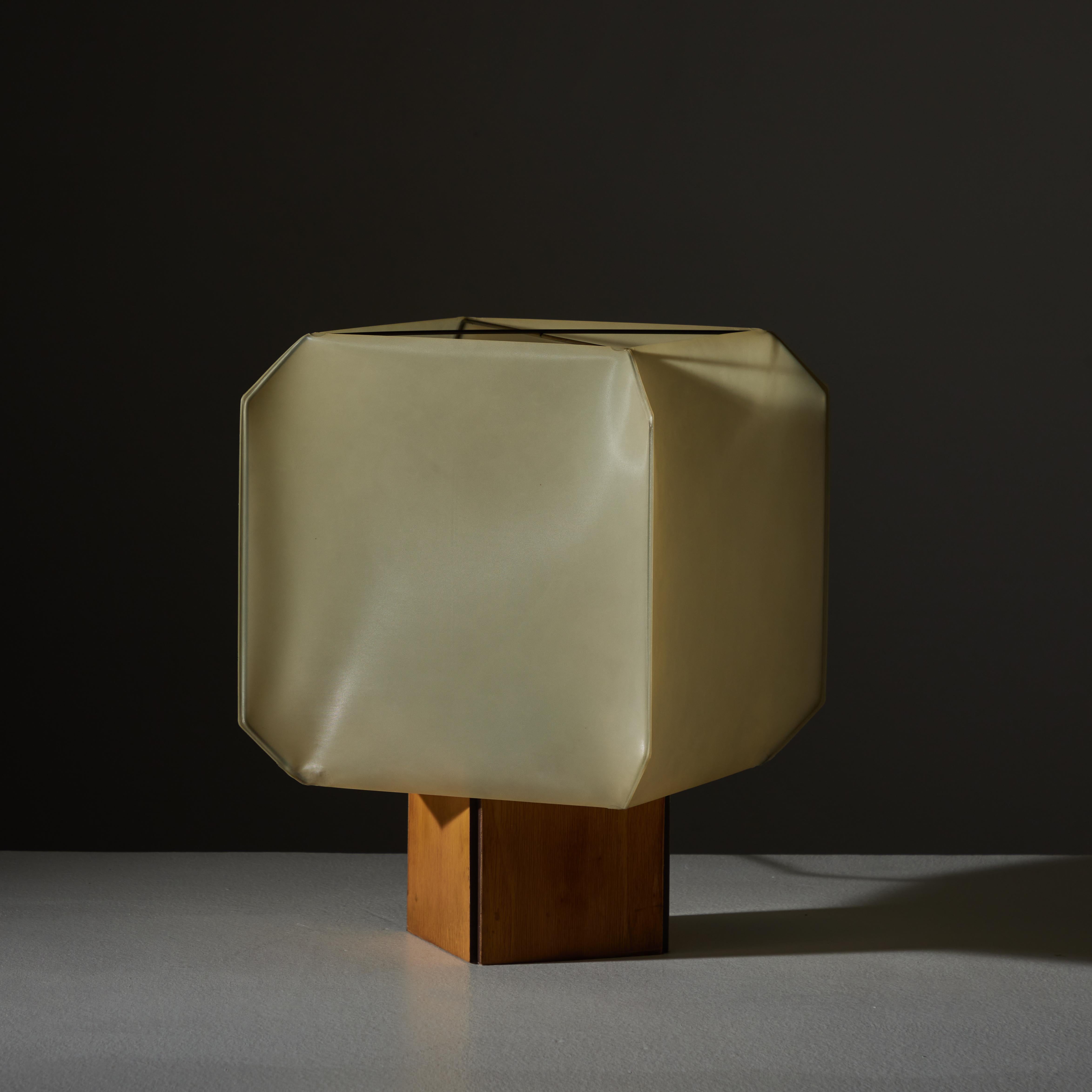 Oiled 'Bali' Table Lamp by Bruno Munari for Danese