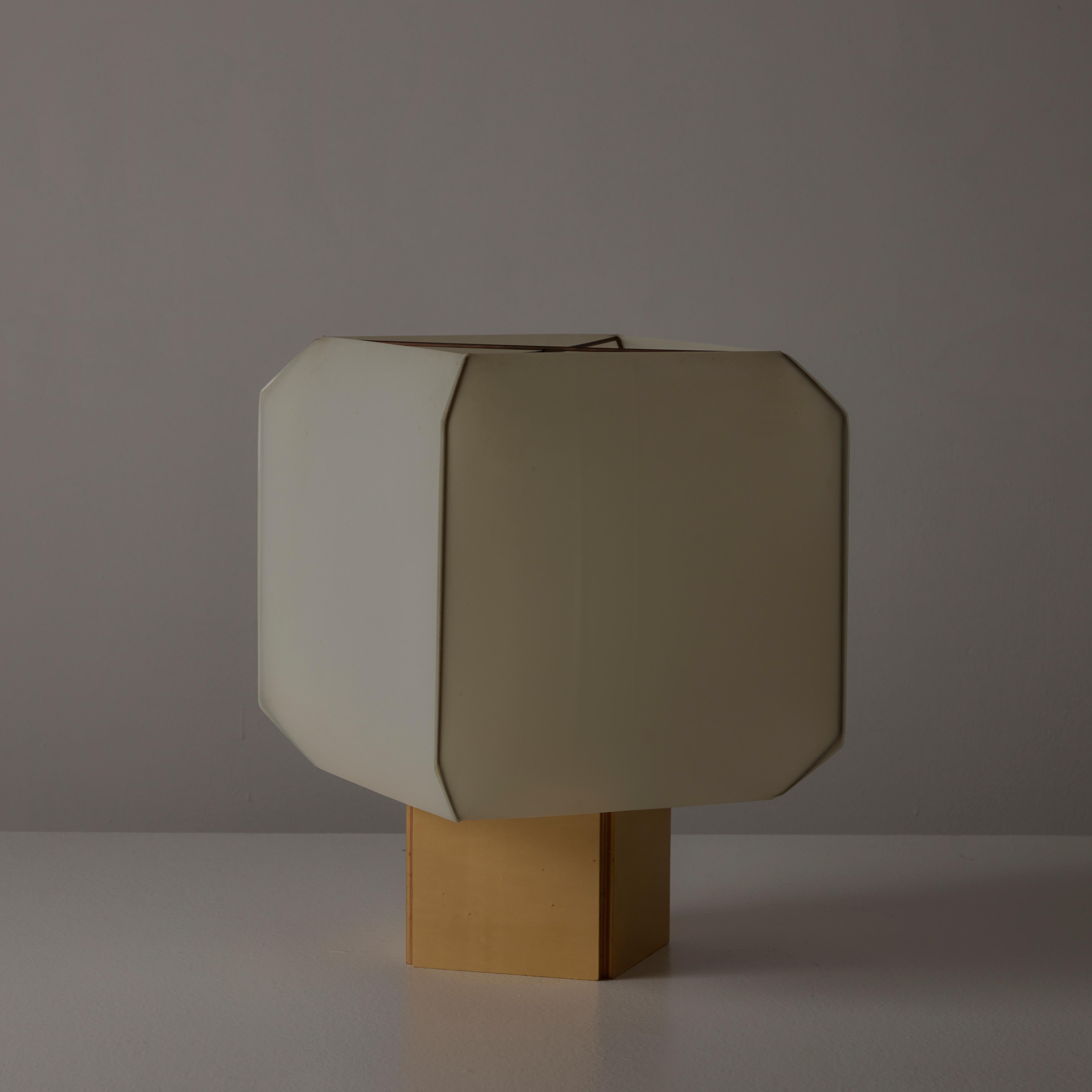 Oiled 'Bali' Table Lamp by Bruno Munari for Danese