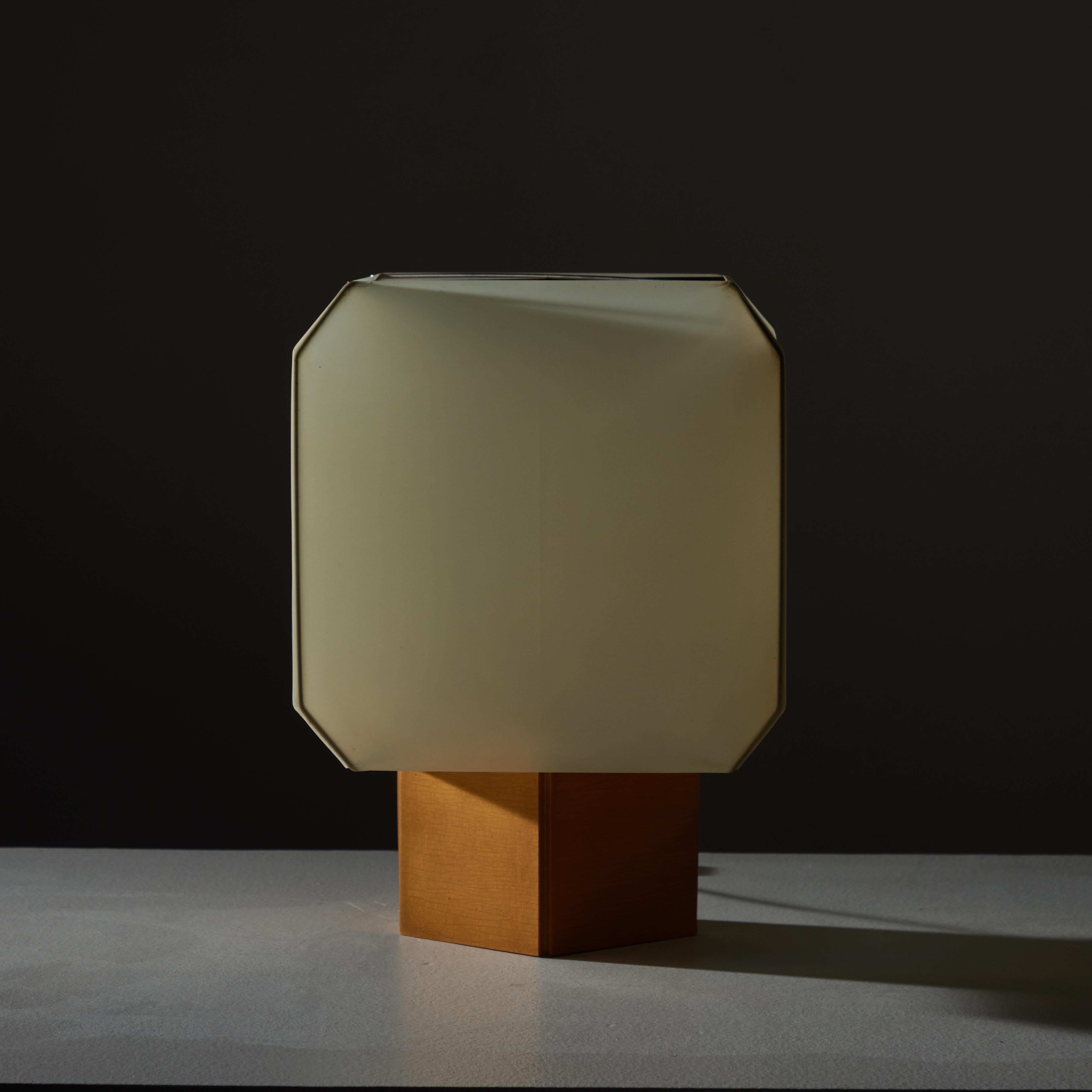 Fabric 'Bali' Table Lamp by Bruno Munari for Danese