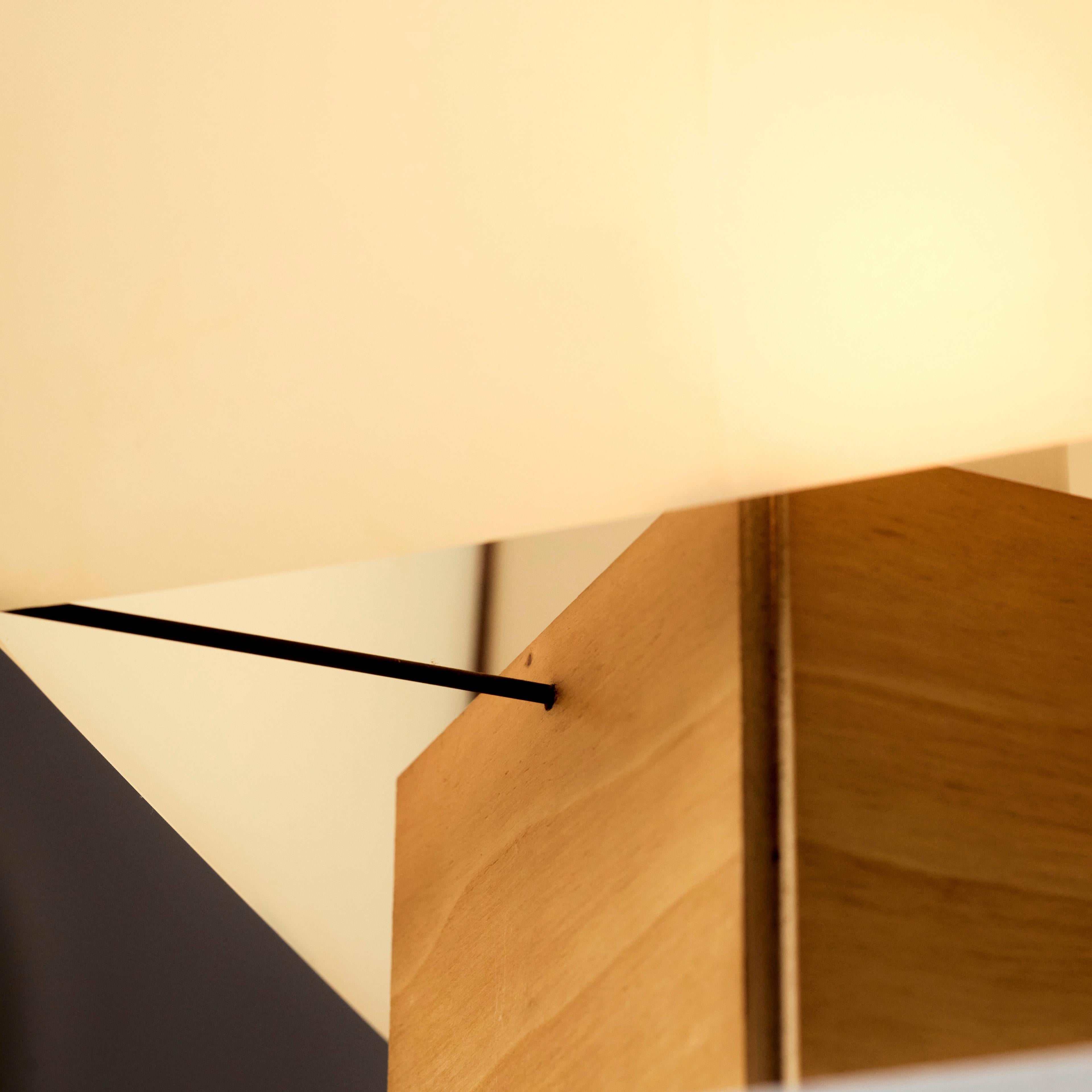 Fabric 'Bali' Table Lamp by Bruno Munari for Danese
