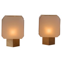 Pair of 'Bali' Table Lamps by Bruno Munari for Danese