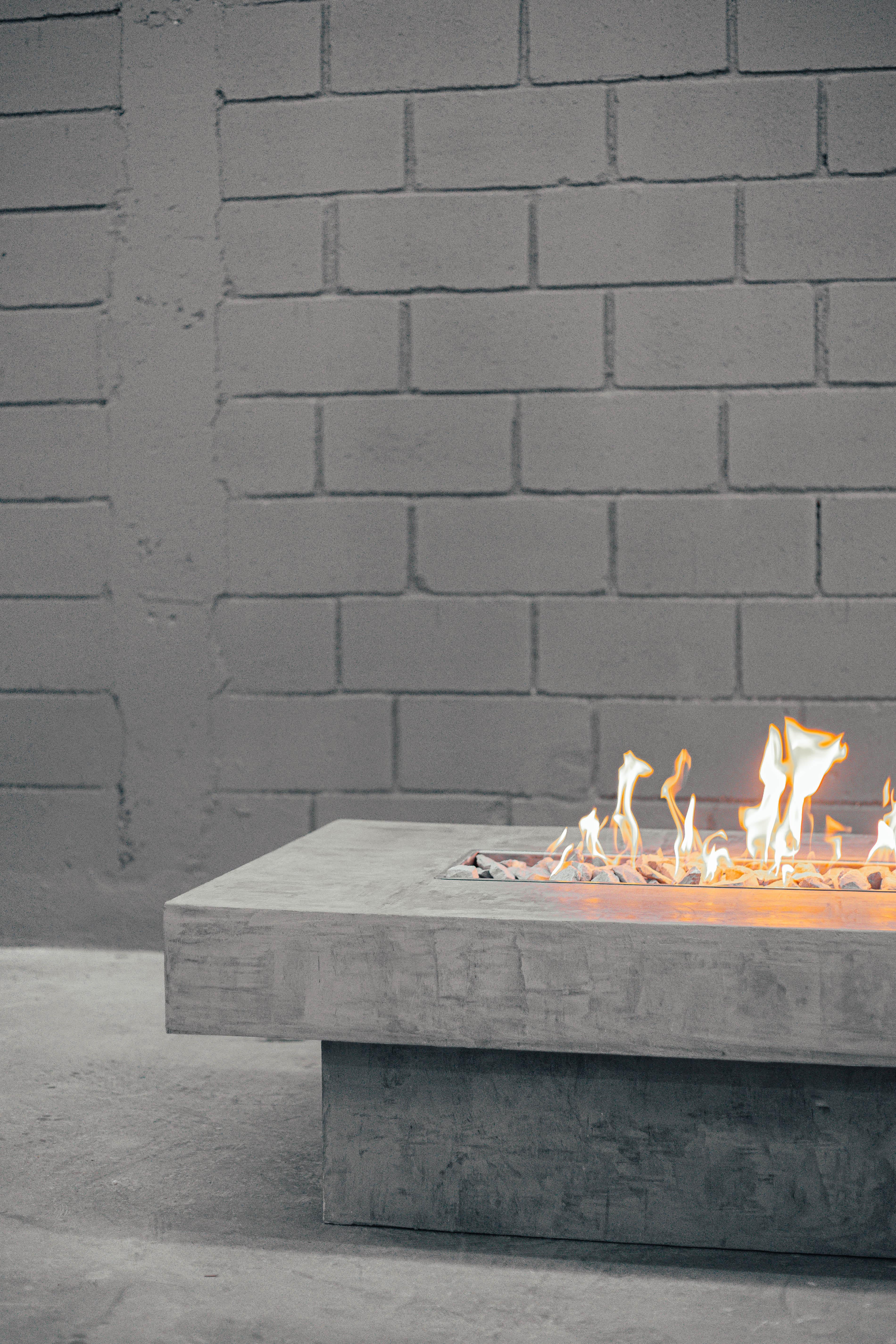 Modern Bali Uno Fire Table by Andres Monnier