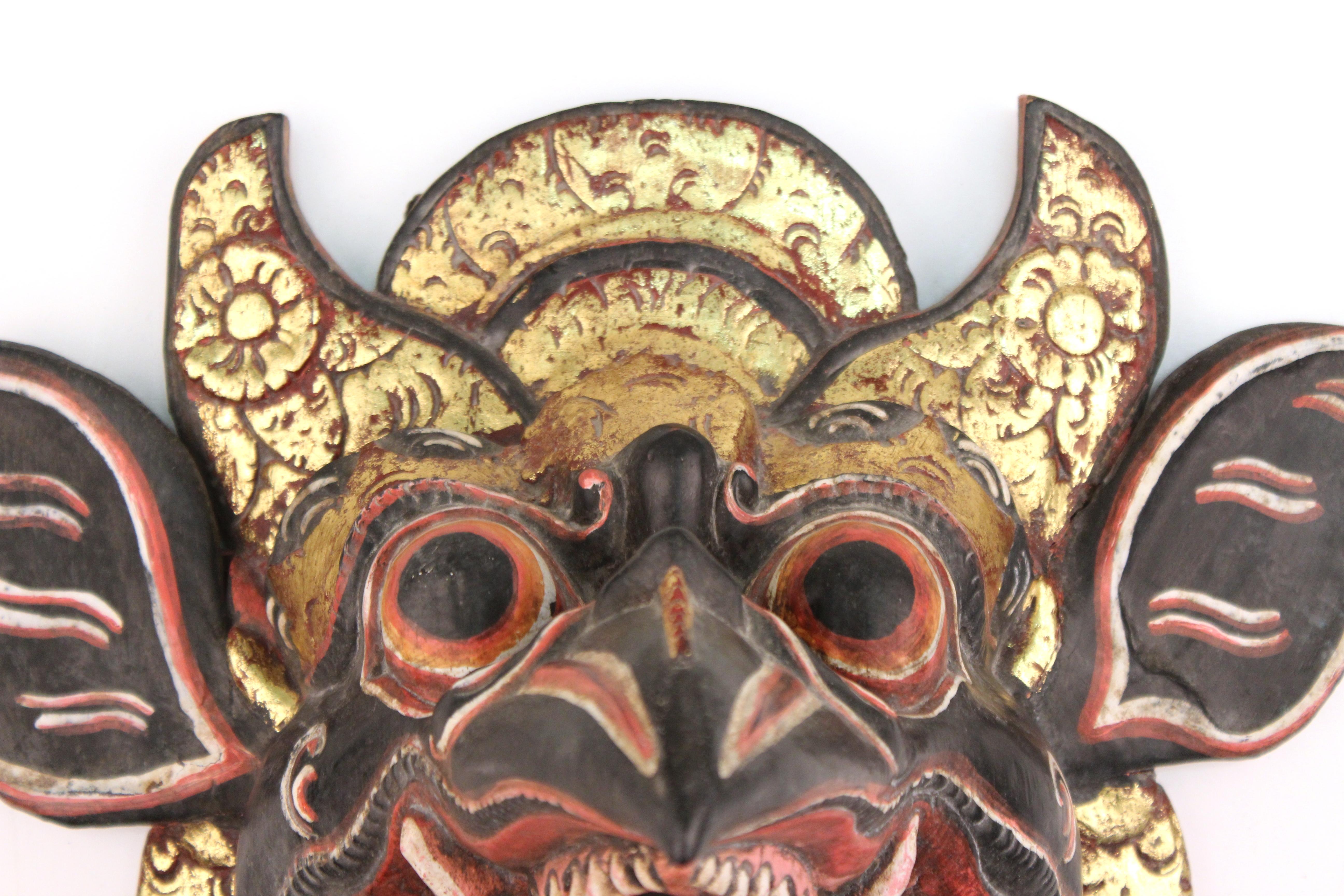 Balinese Barong Dance Mask of Garuda, the Vehicle of Vishnu 1