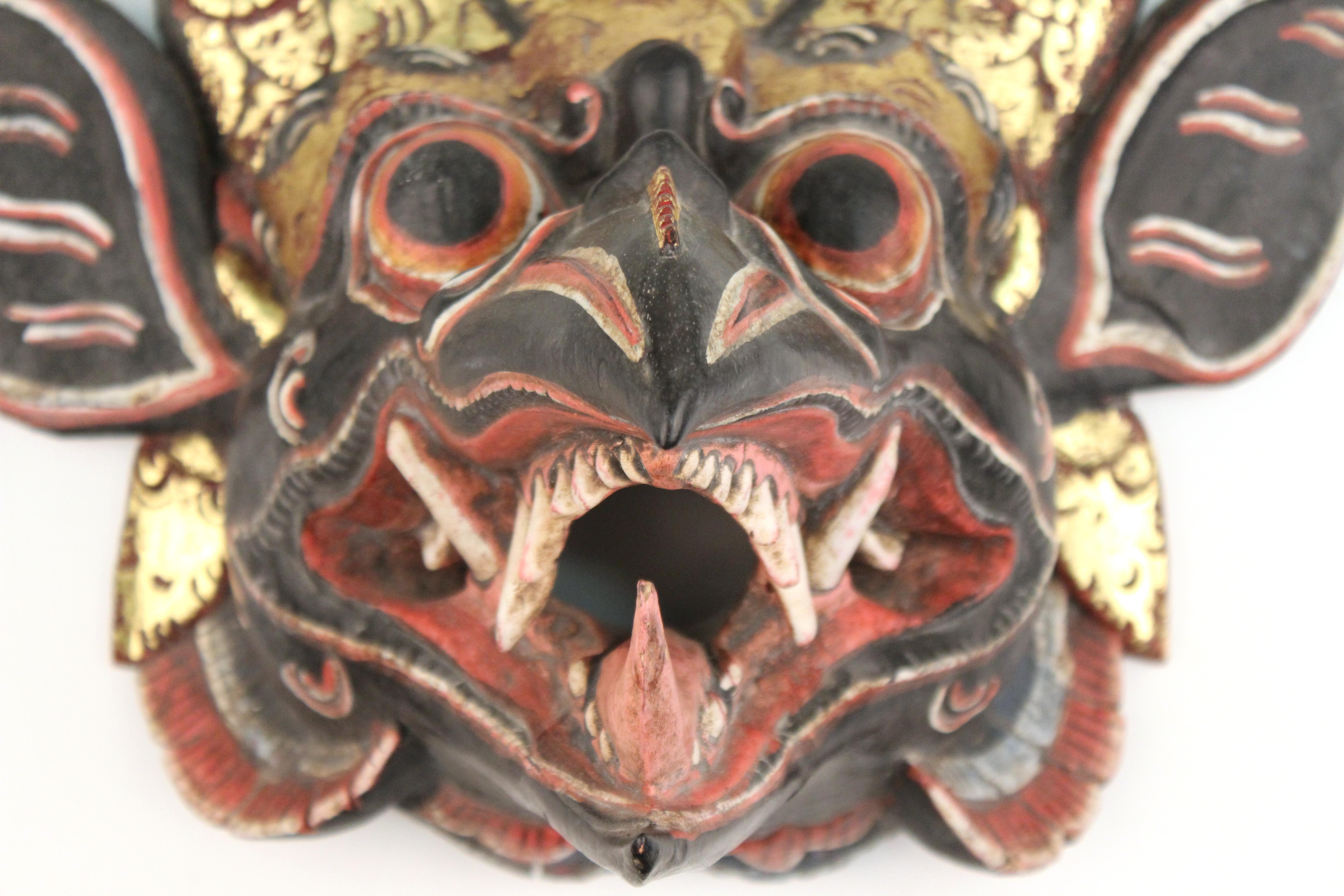 Balinese Barong Dance Mask of Garuda, the Vehicle of Vishnu 2