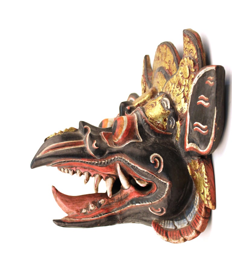 Balinese Barong Dance Mask of Garuda, the Vehicle of Vishnu at 1stDibs