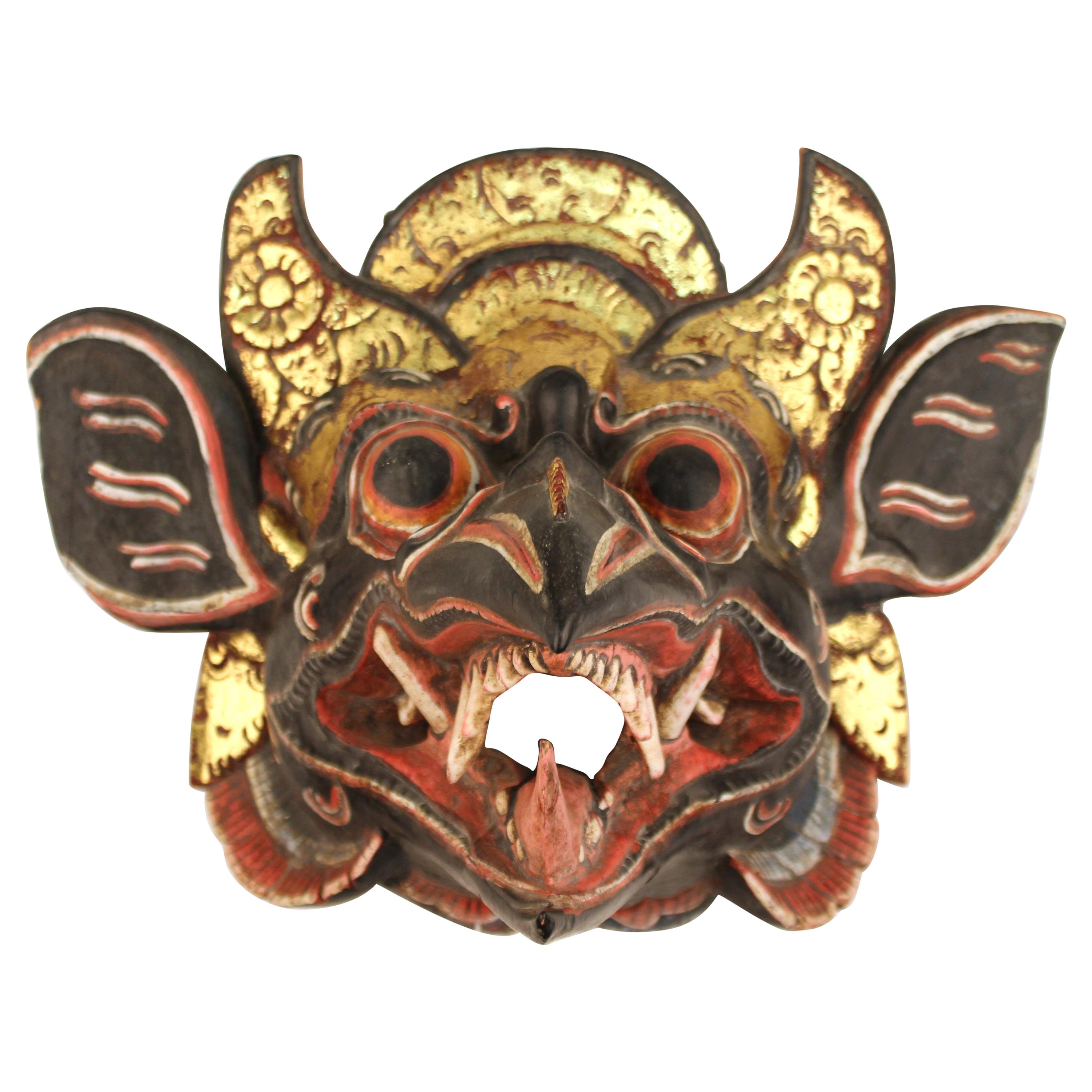 Balinese Barong Dance Mask of Garuda, the Vehicle of Vishnu
