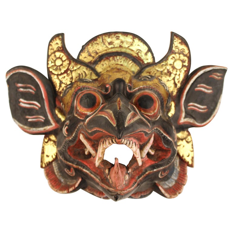 Balinese Barong Dance Mask of Garuda, the Vehicle of Vishnu at 1stDibs