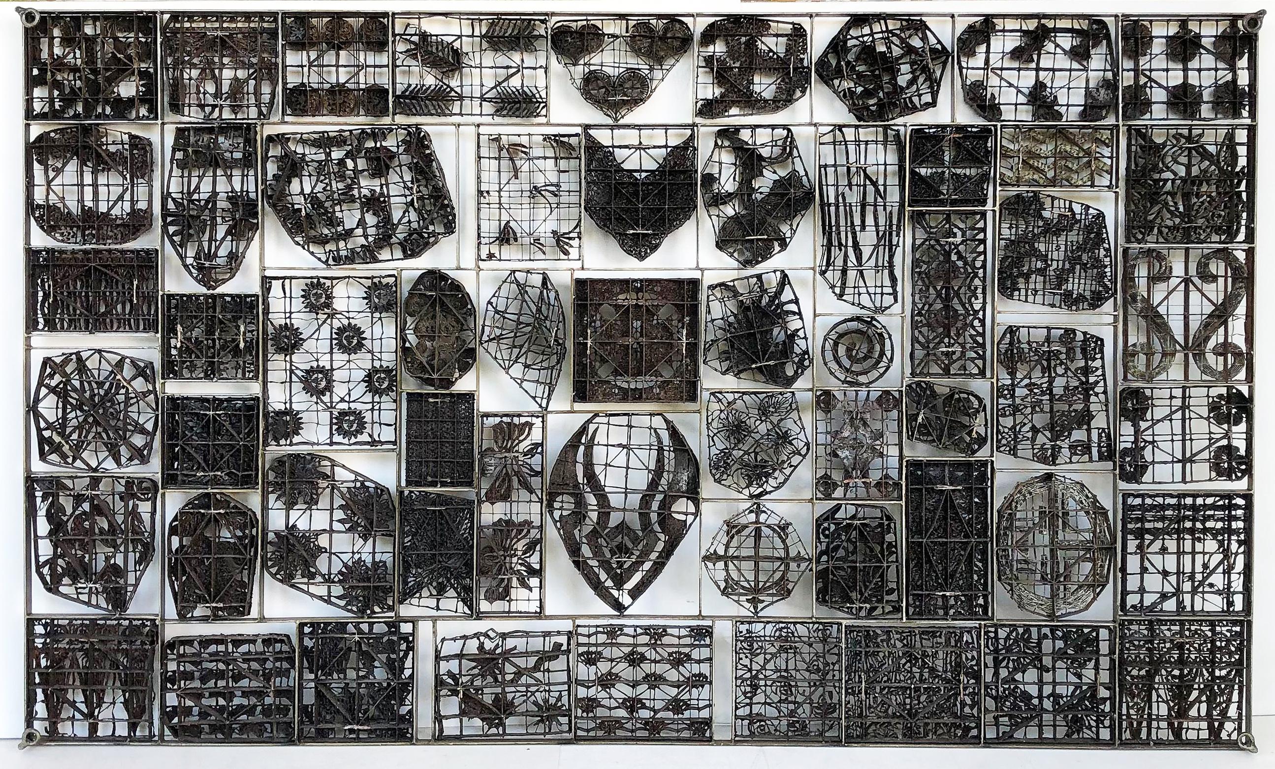 20th Century Balinese Batik Printing Blocks for Fabric Wall Sculpture