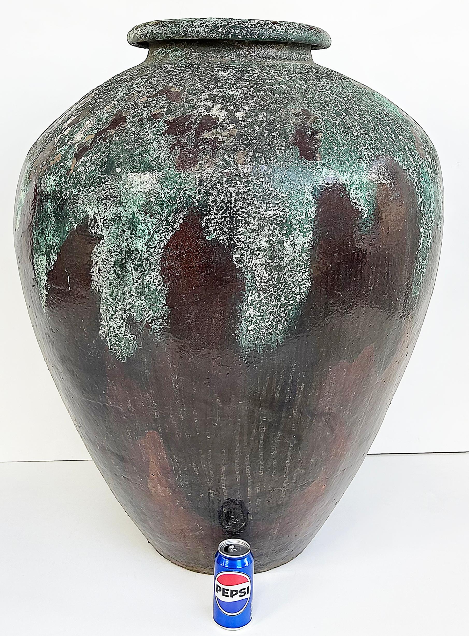 Fioriera in terracotta smaltata 