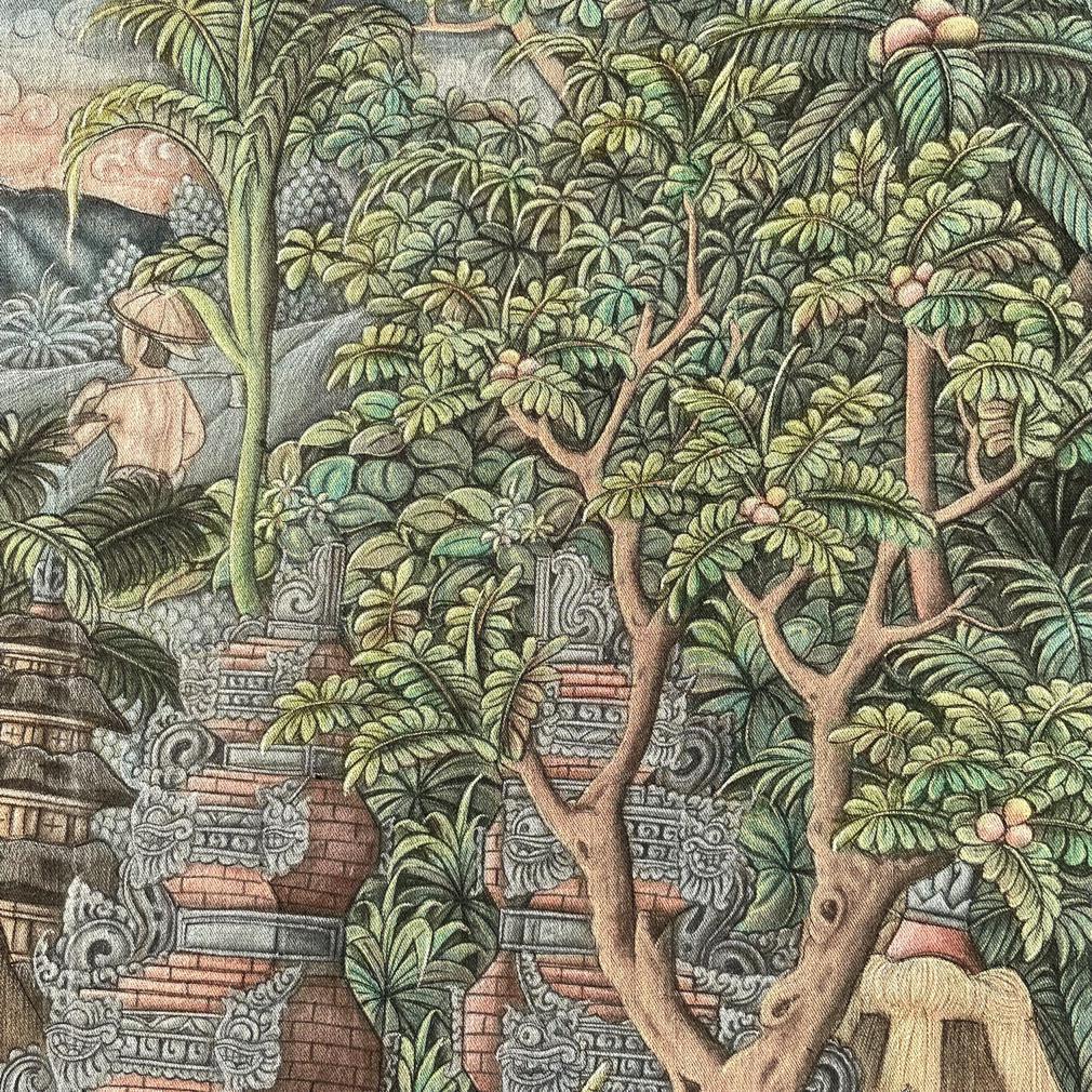 Peinture traditionnelle balinaise de W. Erawati en vente 4