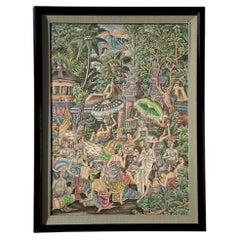Balinese Traditional Painting by W. Erawati