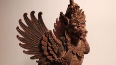 Last chance clearance sale.  Balinese Winged Lion Guardian Indonesian Art
