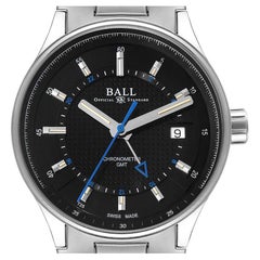 Ball BMW GMT Black Dial Steel Automatic Mens Watch GM3010c