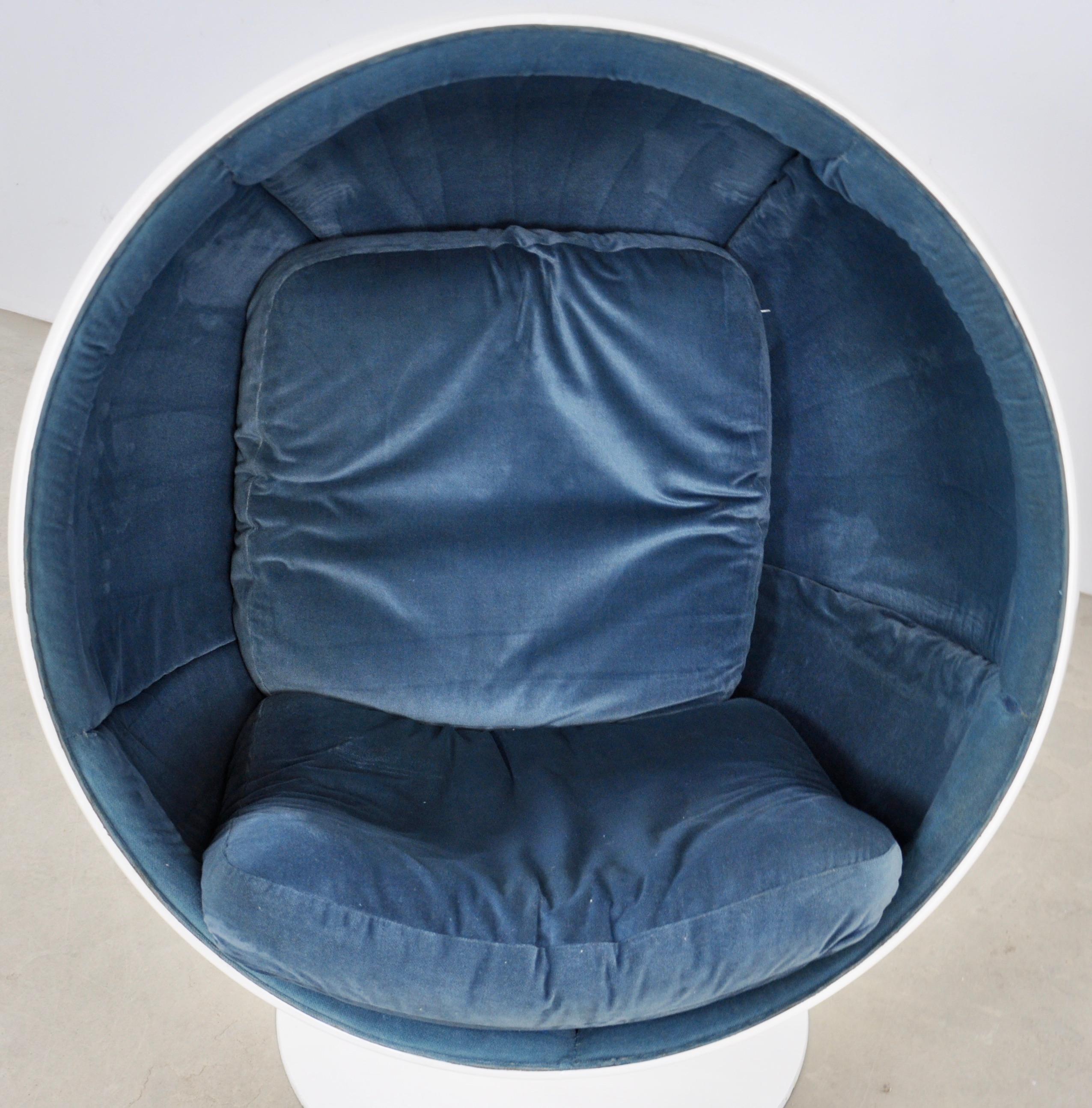 Ball Chair by Eero Aarnio for Adelta, 1970s In Good Condition In Lasne, BE