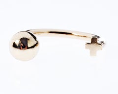 Cocktail Ring Ball Cross Ring Bronze J Dauphin