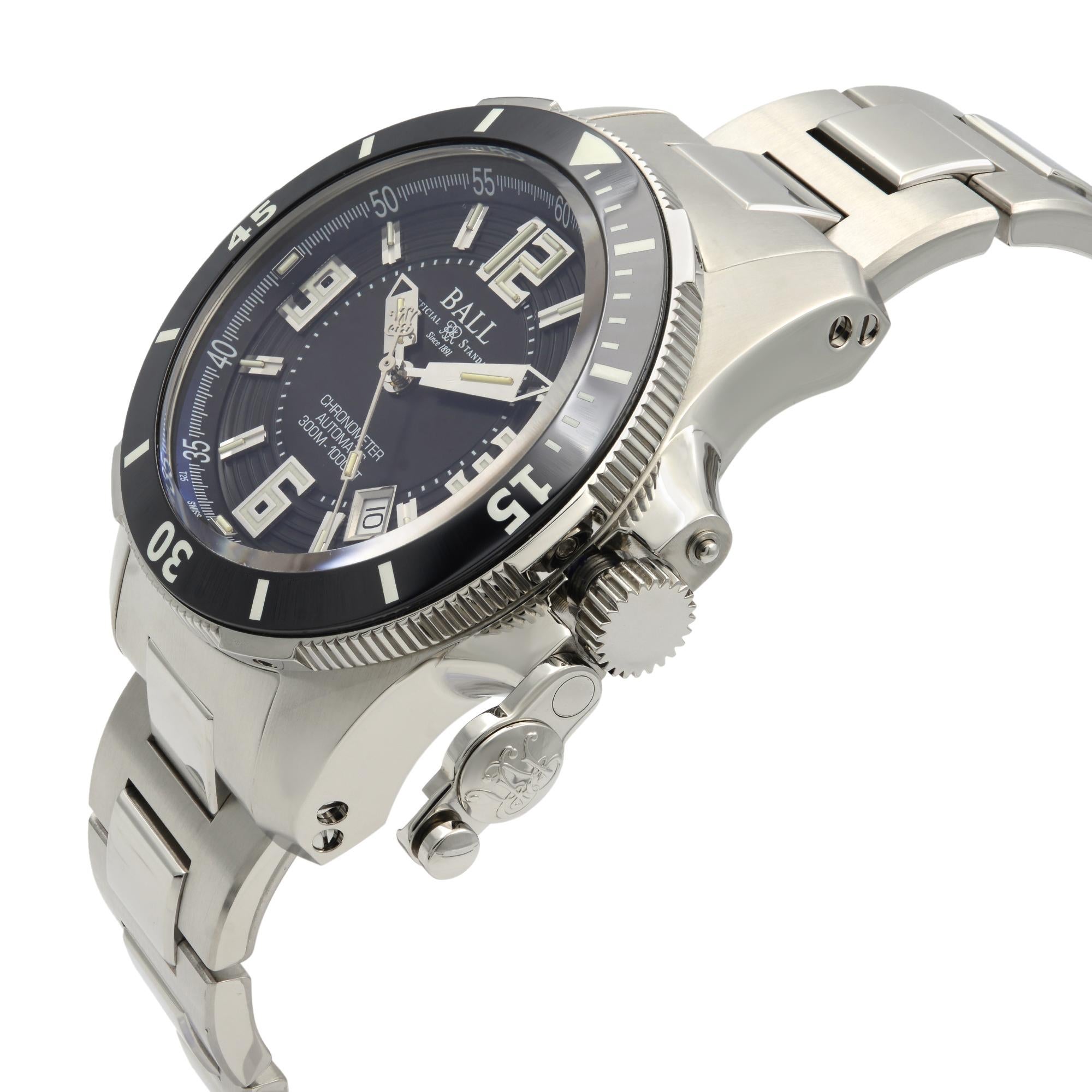 Ball Engineer Hydrocarbon-Keramik XV Schwarzes Zifferblatt Herrenuhr DM2136A-S2CJ-BK im Zustand „Neu“ in New York, NY