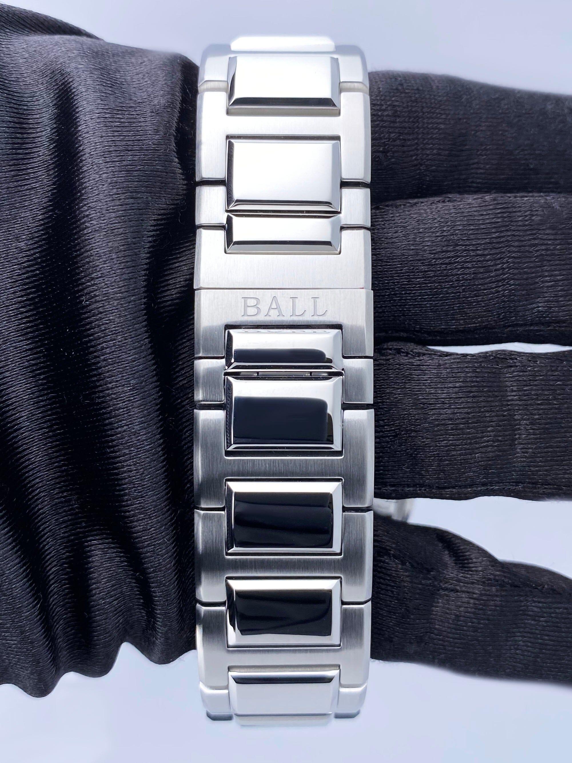 Ball and Ball M I-One Marvelight 43MM Blue Dial Watch Box Papers en vente 4