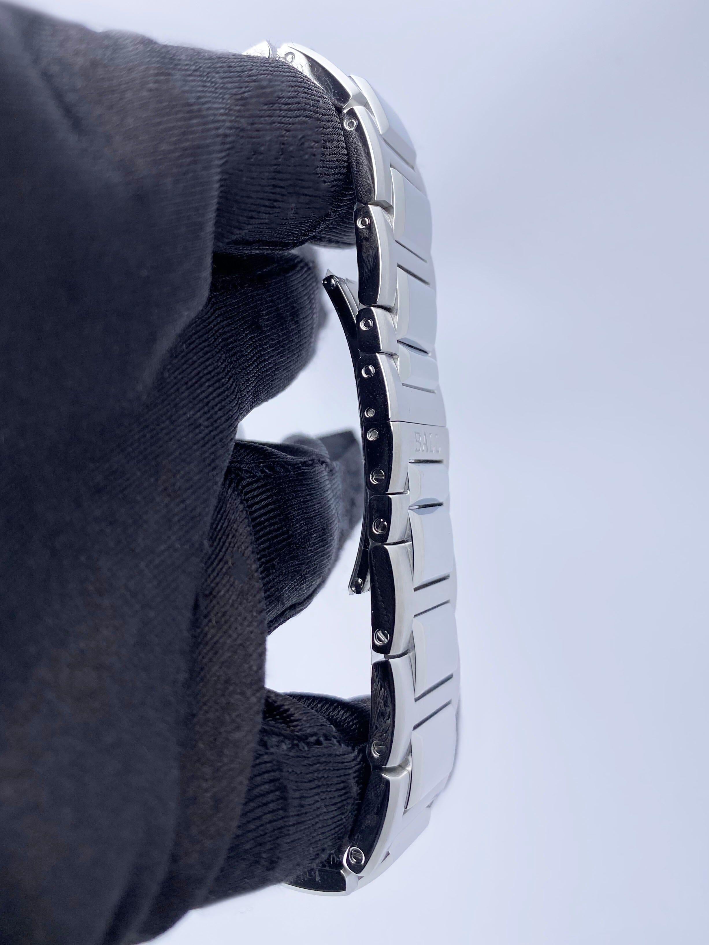 Ball and Ball M I-One Marvelight 43MM Blue Dial Watch Box Papers en vente 5