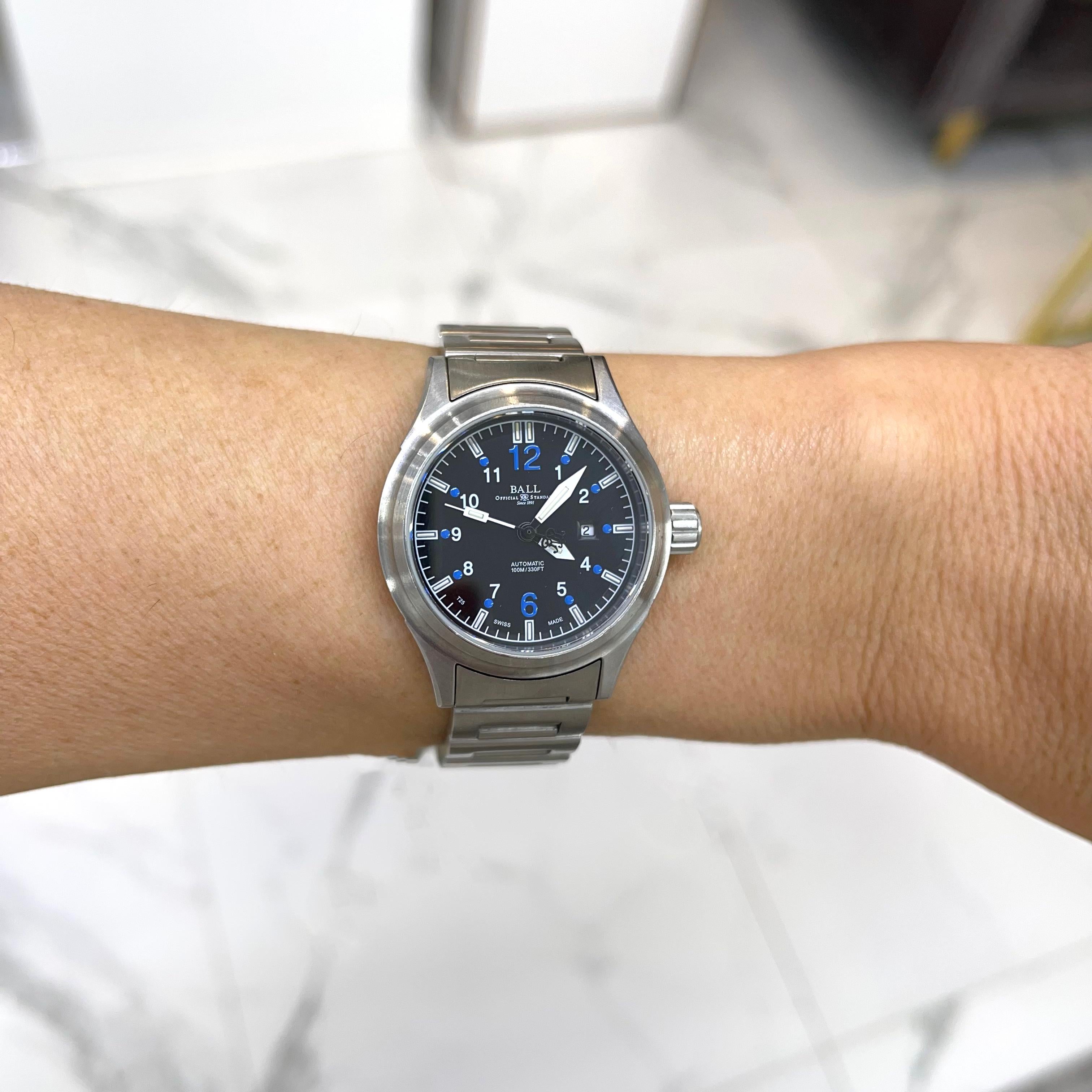 Ball Fireman 32MM nl1088c Automatic Stainless Steel Ladies Watch 3