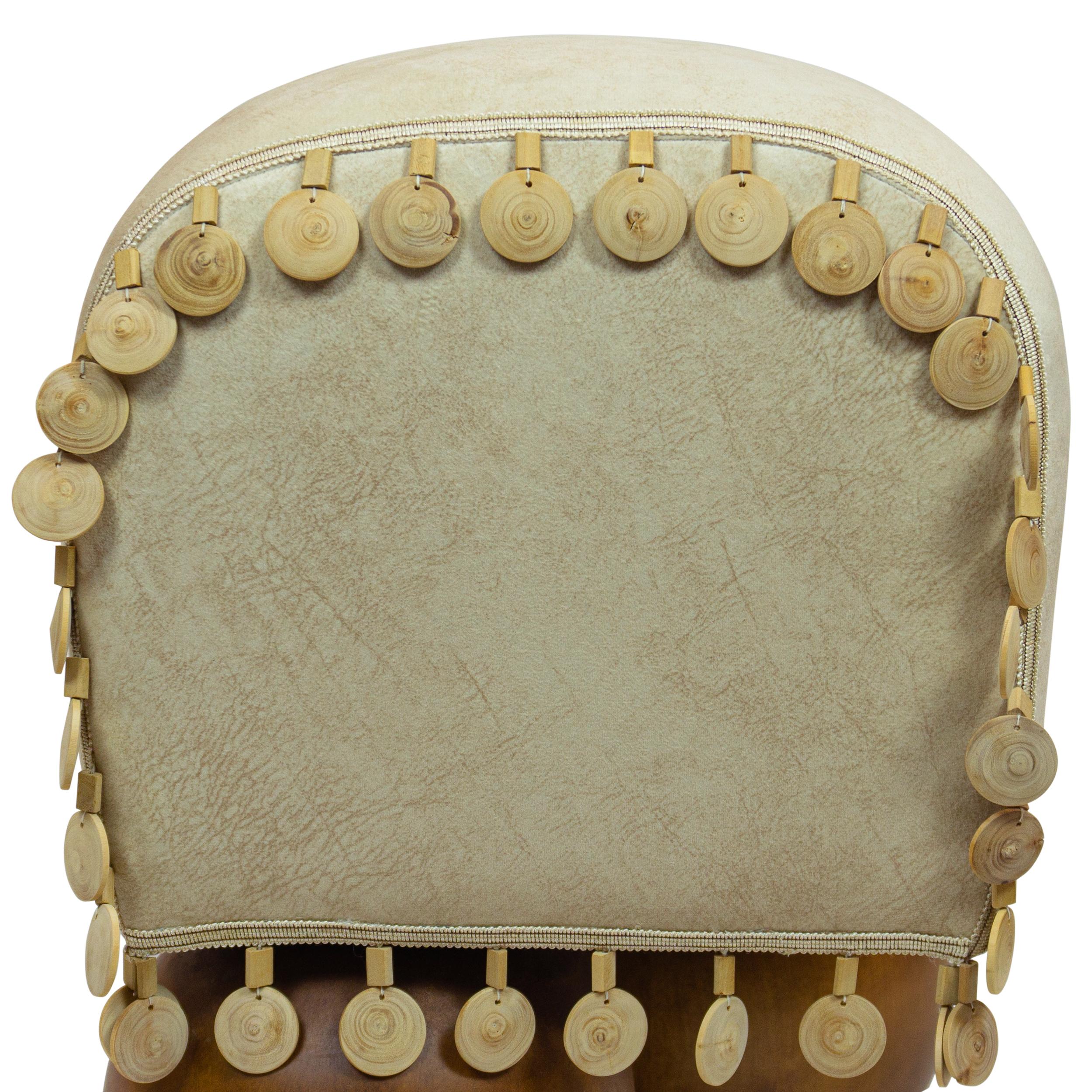 Ball Foot Bench with Saddle Shaped Seat 4