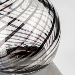 Glass object. Ball. African inspired.