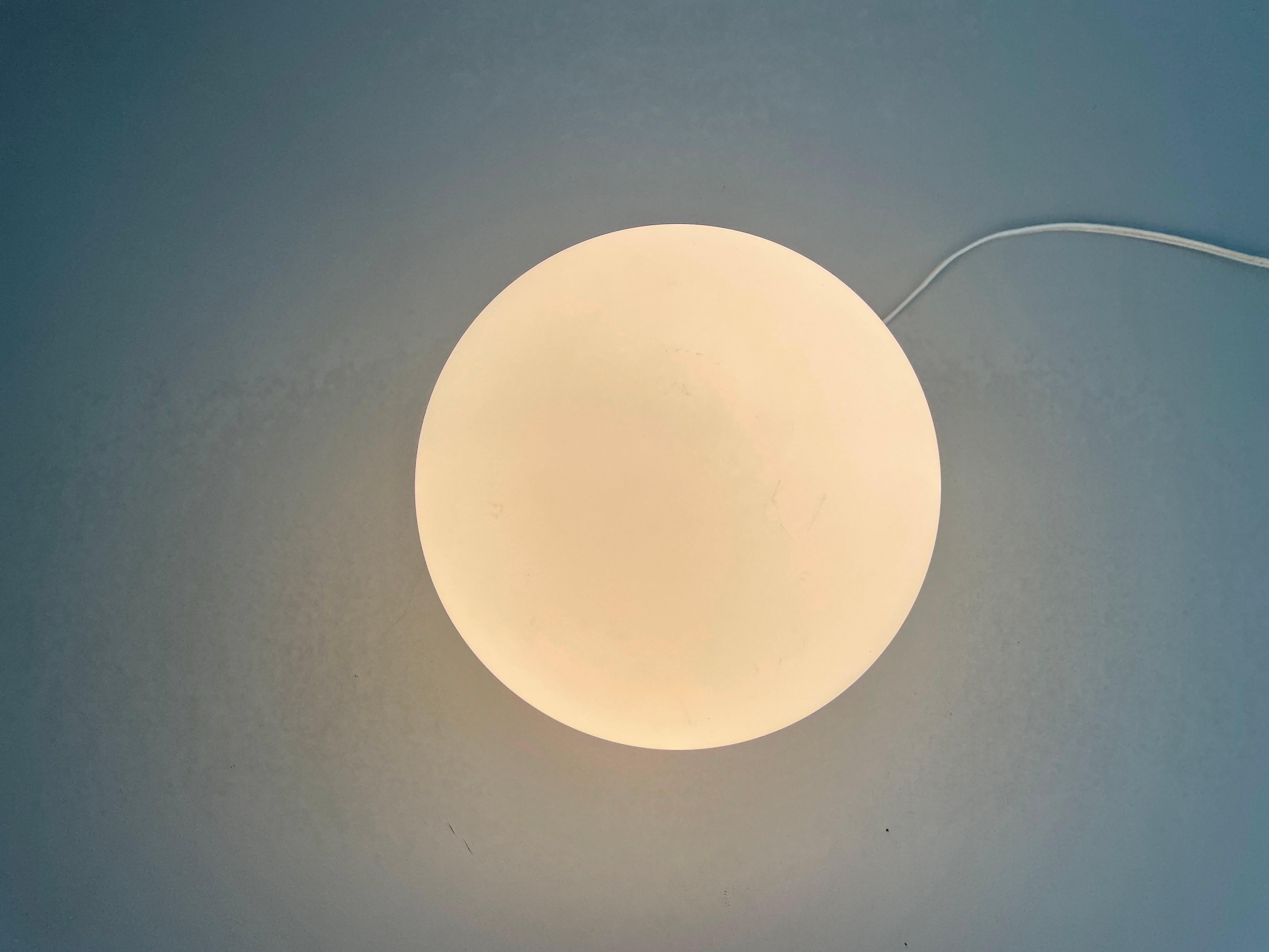Ball Glass Flush Mount Light by Limburg, 1960s, Germany For Sale 6