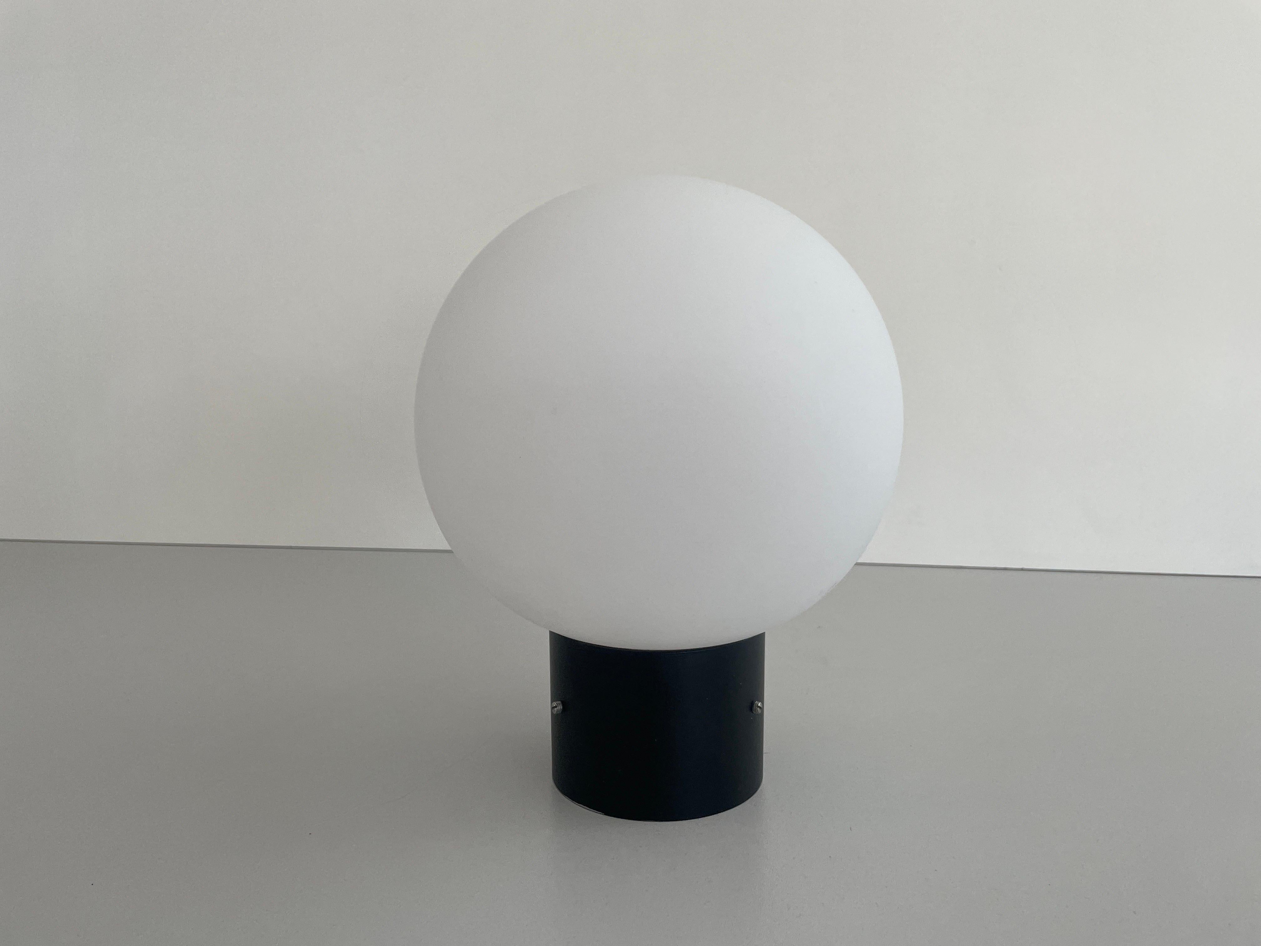 Mid-Century Modern Ball Glass Flush Mount Light by Limburg, 1960s, Germany For Sale
