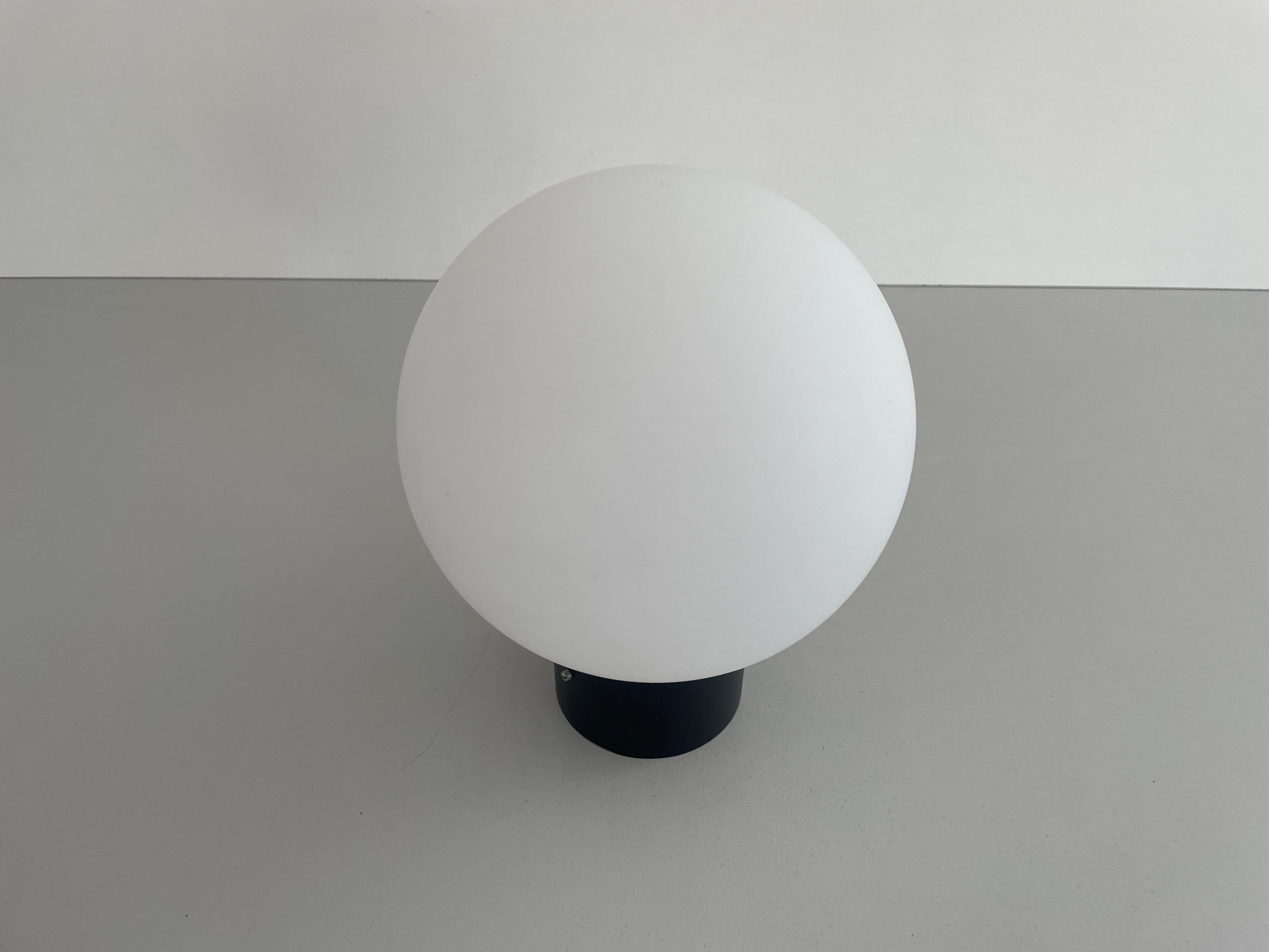 Ball Glass Flush Mount Light by Limburg, 1960s, Germany In Excellent Condition For Sale In Hagenbach, DE