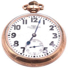 Ball Gold Filled 21 Jewels Hamilton Railroad Pocket Watch