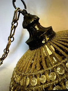 Ball Hanging Cristal Light Fixture