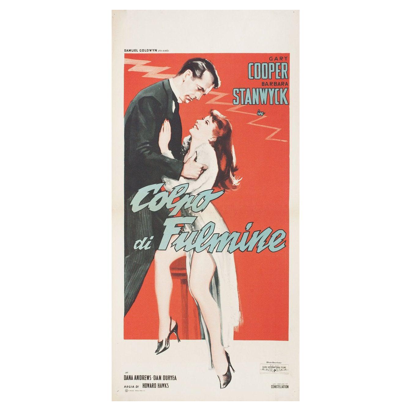 Ball of Fire R1959 Italian Locandina Film Poster