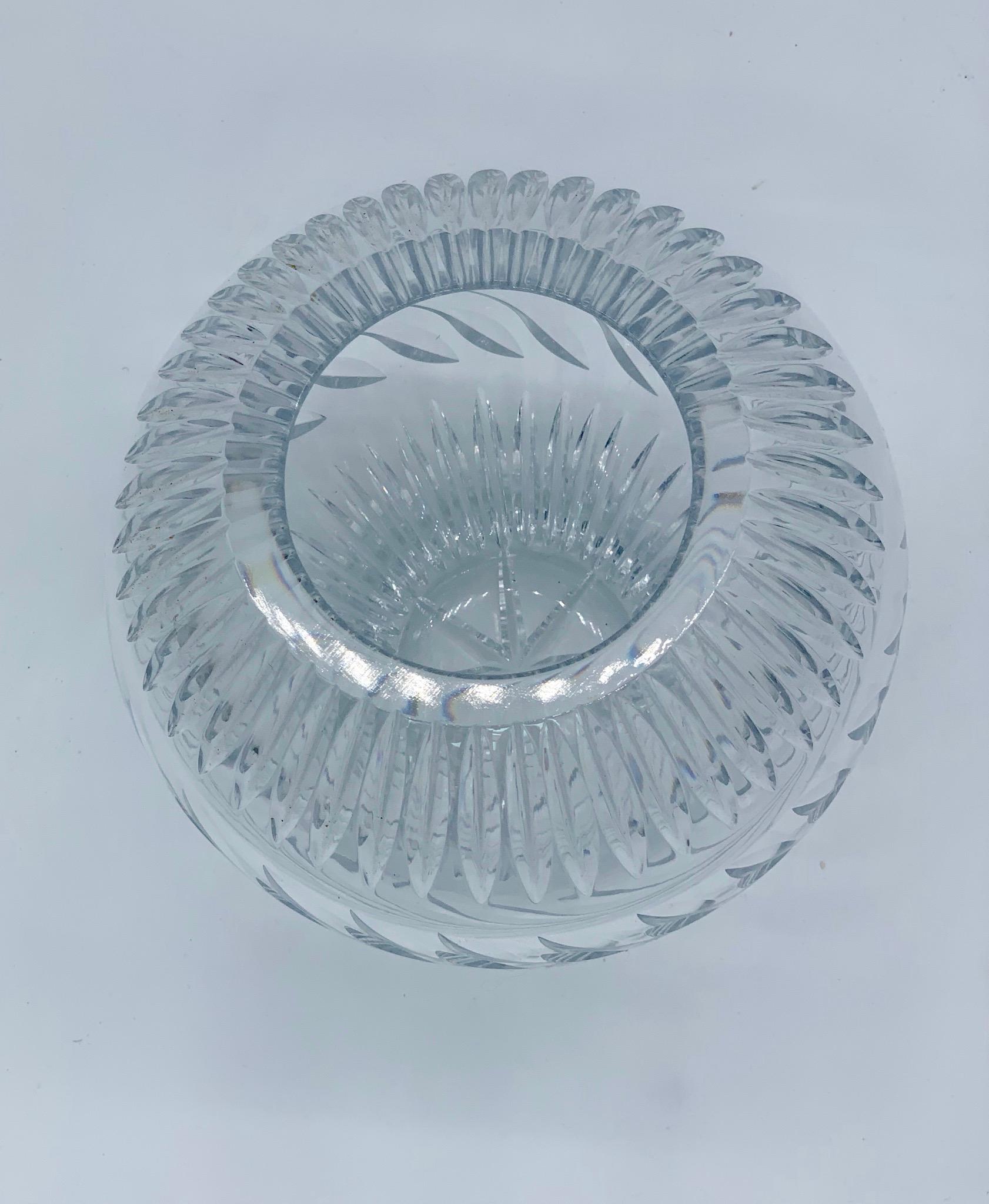 led crystal vase