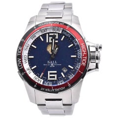 Ball Stainless Steel Engineer Hydrocarbon Moon Navigator Blue Dial