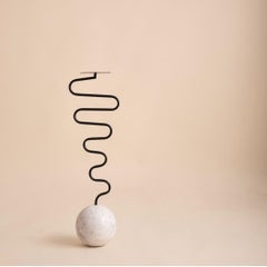 Decorative Standing Ball Candle Stand – Hand carved Solid Wood by Objectry