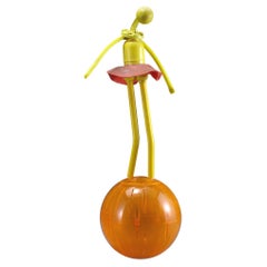 Ball Walker Unique Sculpture Modern Plastic Assemblage by Jerry Ross Barrish